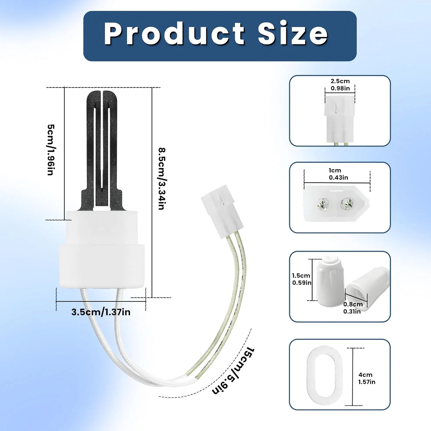 کیت جرقه زن بخاری استخر 77707-0054، کیت جایگزینی جرقه زن بخاری استخر و اسپا با Pentair، سازگار با Pentair Sta-Rite Max-E-Therm MasterTemp 200/250/300/400 کیت جرقه زن بخاری استخر 77707-0054، کیت جایگزینی جرقه زن بخاری استخر و اسپا با Pentair، سازگار با Pentair Sta-Rite Max-E-Therm MasterTemp 200/250/300/400