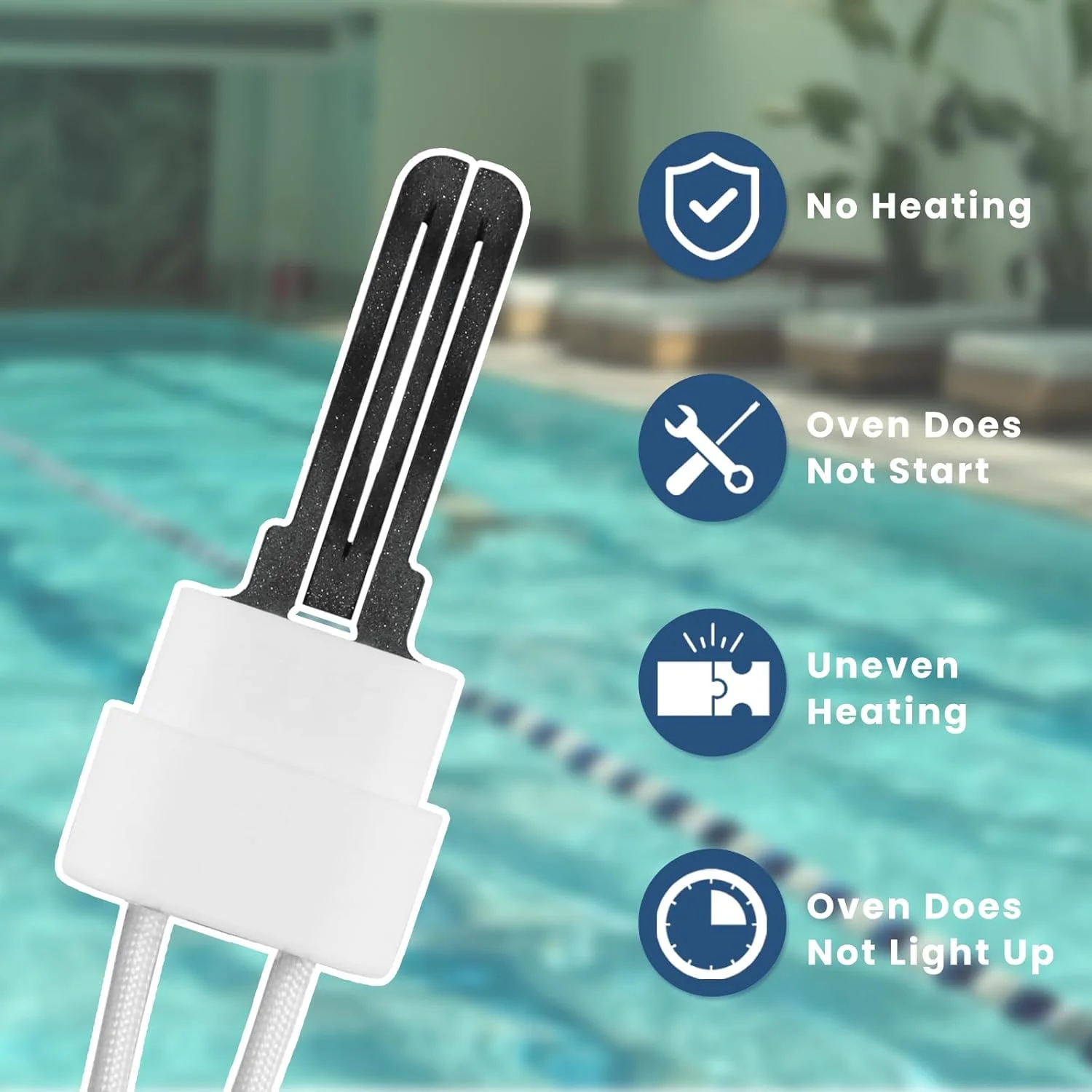 کیت جرقه زن بخاری استخر 77707-0054، کیت جایگزینی جرقه زن بخاری استخر و اسپا با Pentair، سازگار با Pentair Sta-Rite Max-E-Therm MasterTemp 200/250/300/400 کیت جرقه زن بخاری استخر 77707-0054، کیت جایگزینی جرقه زن بخاری استخر و اسپا با Pentair، سازگار با Pentair Sta-Rite Max-E-Therm MasterTemp 200/250/300/400