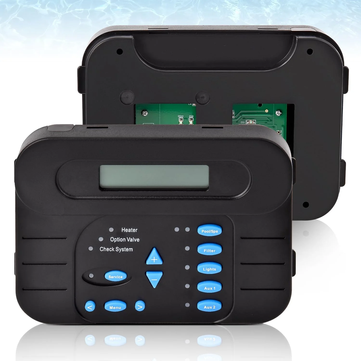 صفحه کلید کنترلر نمایشگر محلی GLX-PL-LOC-P-4 سازگار با سیستم های اتوماسیون Hayward PL-P-4 Goldline Pro Logic و کلرزنی، برای سیستم های اتوماسیون AquaPlus PL-Plus صفحه کلید کنترلر نمایشگر محلی GLX-PL-LOC-P-4 سازگار با سیستم های اتوماسیون Hayward PL-P-4 Goldline Pro Logic و کلرزنی، برای سیستم های اتوماسیون AquaPlus PL-Plus