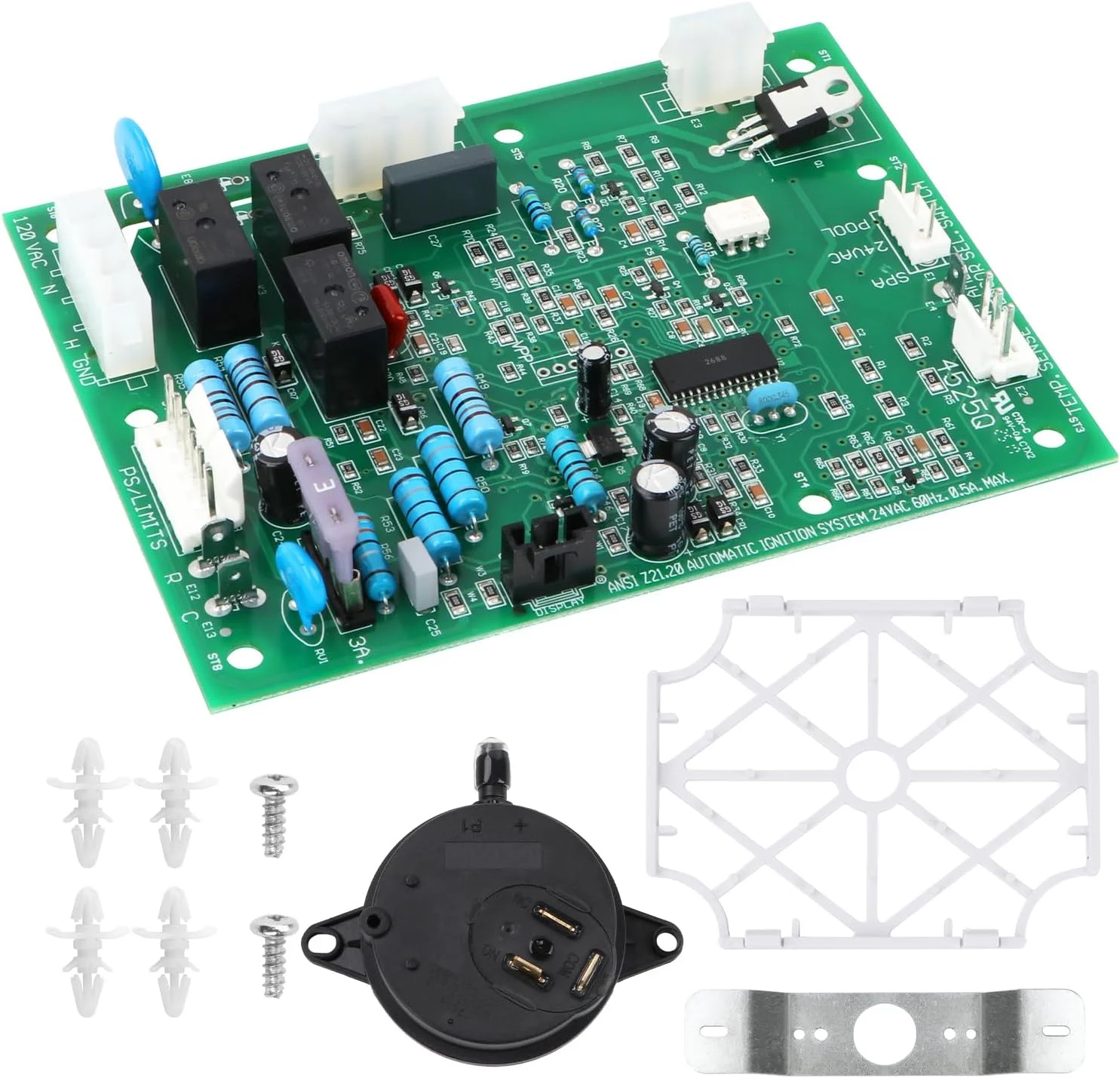 کیت جایگزینی برد کنترل یکپارچه FDXLICB1930 FD سازگار با گرمکن استخر کم Nox سری H یونیورسال هایوارد مدل های H150FDN/P، H200FDN/P، H250FDN/P، H300FDN/P، H350FDN/P، H400FDN/P کیت جایگزینی برد کنترل یکپارچه FDXLICB1930 FD سازگار با گرمکن استخر کم Nox سری H یونیورسال هایوارد مدل های H150FDN/P، H200FDN/P، H250FDN/P، H300FDN/P، H350FDN/P، H400FDN/P