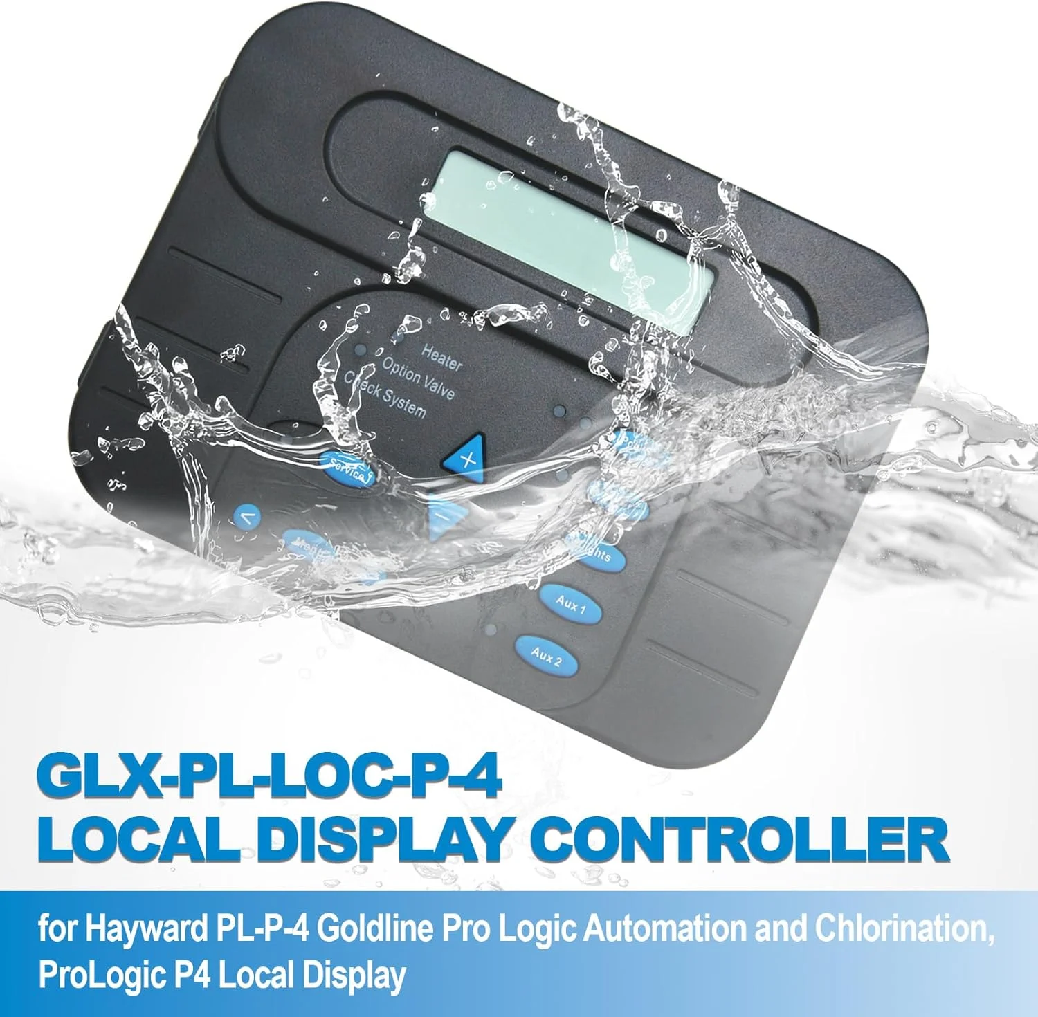 کیت سرویس کنترلر نمایشگر محلی GLX-PL-LOC-P-4 به همراه قطعات جایگزین برد کنترل، مناسب برای سیستم های اتوماسیون و کلرزنی Hayward Goldline Pro Logic PL-P-4 و سیستم های اتوماسیون AquaPlus PL-PLUS