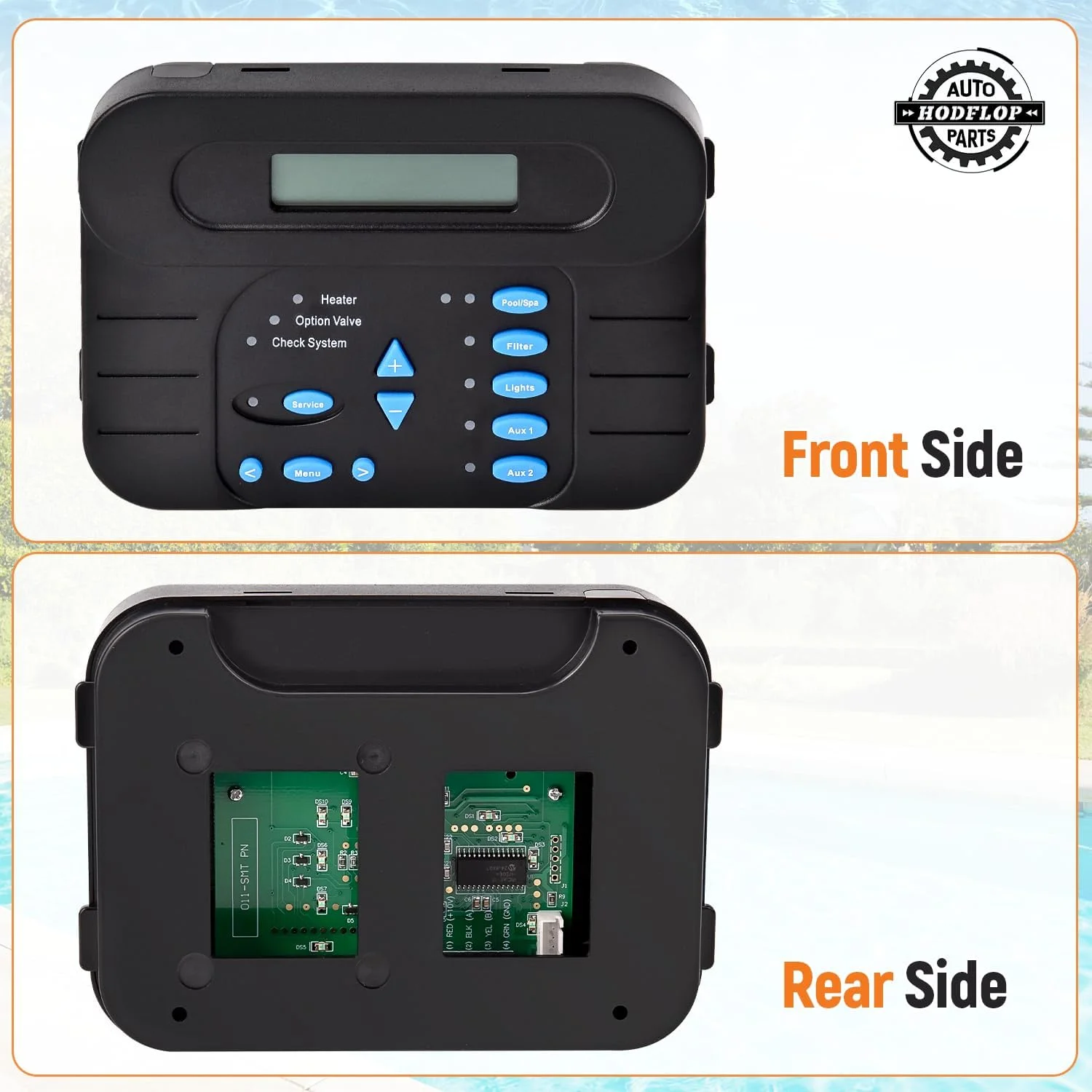صفحه کلید کنترلر نمایشگر محلی GLX-PL-LOC-P-4 سازگار با سیستم های اتوماسیون Hayward PL-P-4 Goldline Pro Logic و کلرزنی، برای سیستم های اتوماسیون AquaPlus PL-Plus صفحه کلید کنترلر نمایشگر محلی GLX-PL-LOC-P-4 سازگار با سیستم های اتوماسیون Hayward PL-P-4 Goldline Pro Logic و کلرزنی، برای سیستم های اتوماسیون AquaPlus PL-Plus