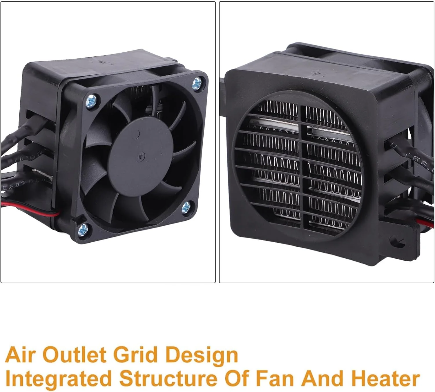 بخاری خودرو PTC Haofy، بخاری سرامیکی قابل حمل و کم مصرف 12 ولت برای پرینتر سه بعدی، اتاق، رطوبت ساز و تهویه مطبوع 100 وات با دمای ثابت، آسان