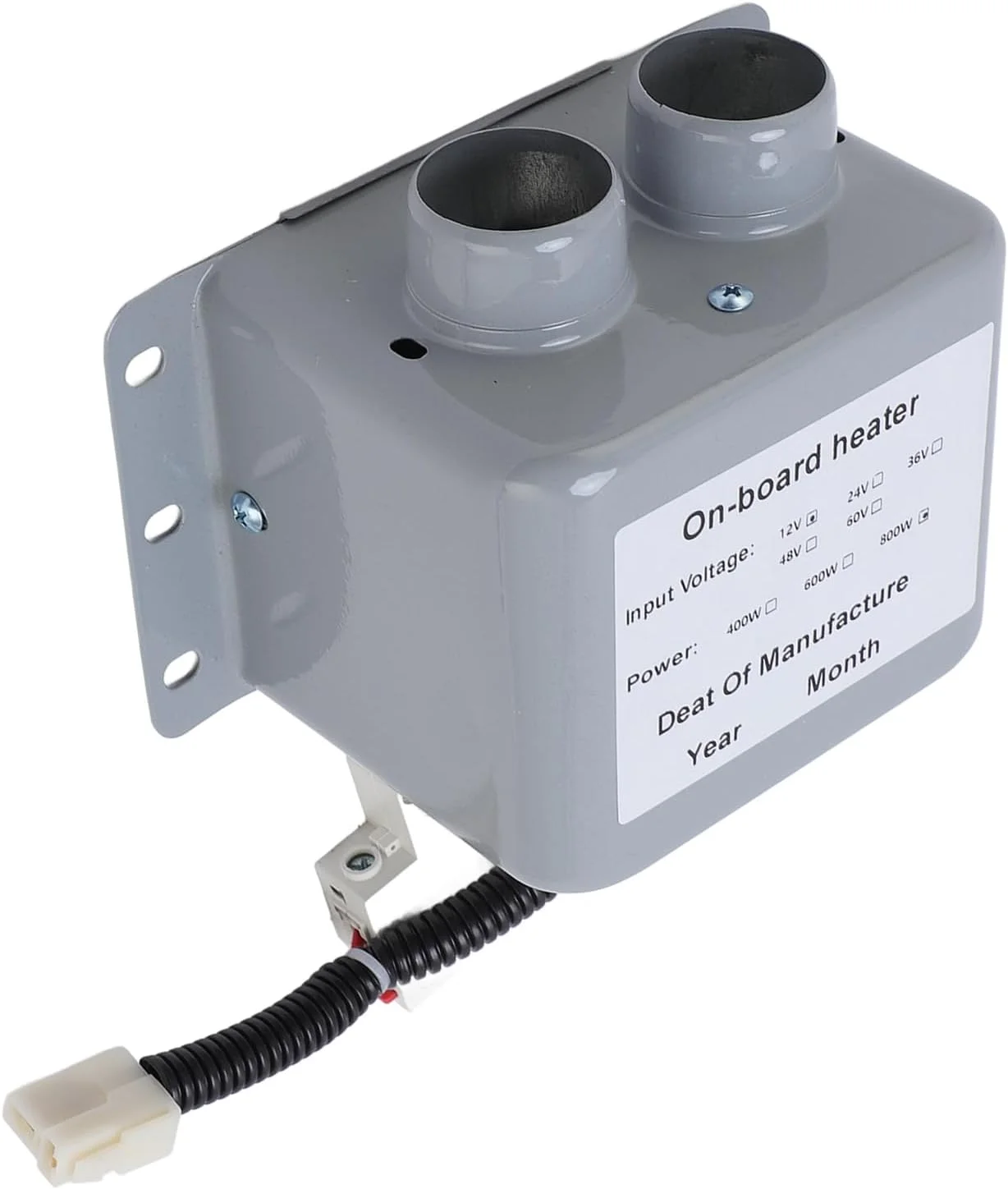 کیت یخ‌زدای شیشه جلوی خودرو 12 ولت 800 وات بادوام Jectse - بخاری قابل حمل با گرمایش سریع برای استفاده در کارخانه و اتاق