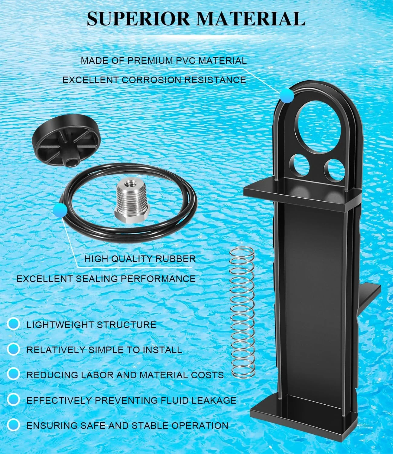 کیت جایگزین شیر بای‌پس HAXBPK1932 برای تمام گرمکن‌های الکترونیکی ED2 Hayward و گرمکن‌های Millivolt/الکترونیکی ED1 Hayward استخر و اسپا/جکوزی ساخته شده پس از 28/10/2000