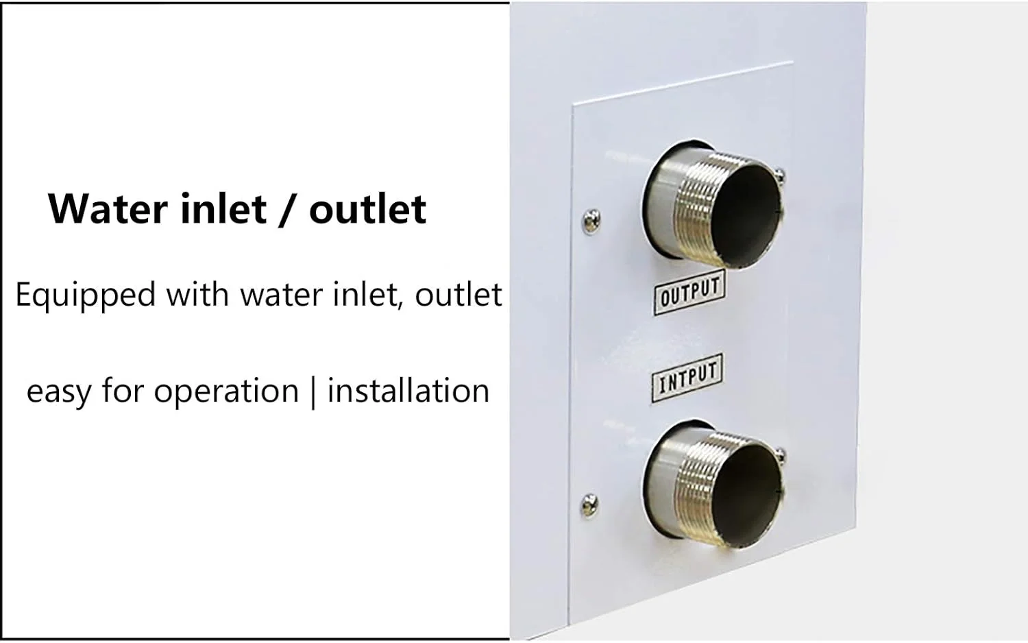 ترموستات برقی استخر شنا INWWUH 50 کیلووات، بخاری استخر 380 ولت، ترموستات بخاری آب وان حمام SPA، لوازم جانبی استخر شنا برای 20 تا 28 متر مکعب