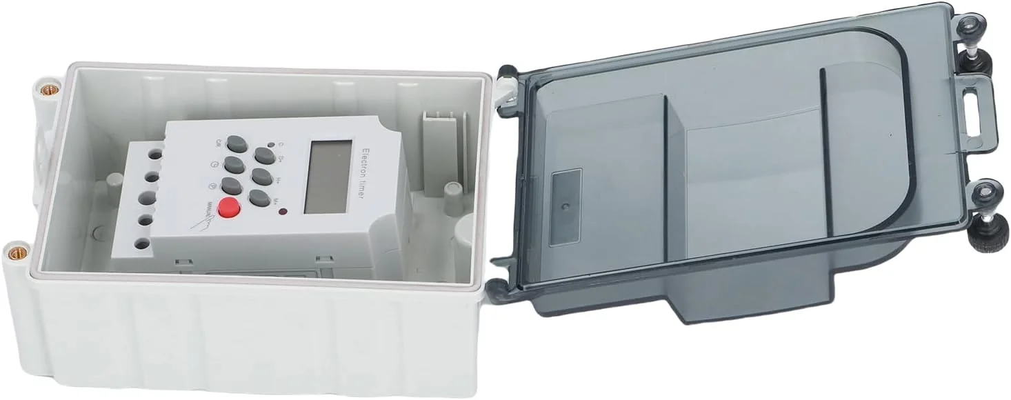 تایمر پمپ استخر ضد آب Jectse با 28 برنامه ریزی روشن و خاموش و قفل ترکیبی برای کنترل استخر، طول عمر مکانیکی 10^7 بار