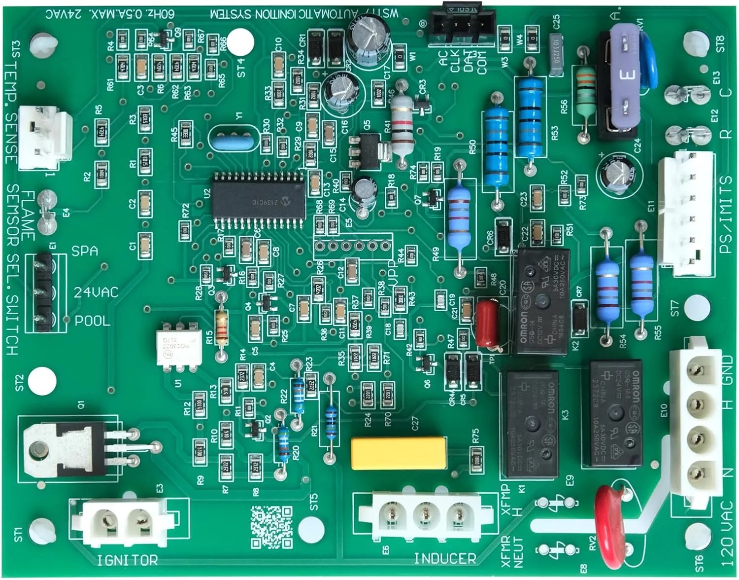 برد کنترل یکپارچه FDXLICB1930، جایگزین برای بخاری استخر سری H هایوارد مدل های H150FDN/FDP, H200FDN/FDP H250FDN/FDP, H300FDN/FDP, H350FDN/FDP,H400FDN/FDP