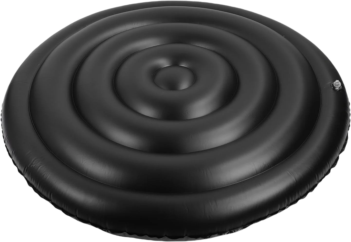 روکش بادی وان آب گرم Jiawu، جایگزین گرد قابل تنظیم وان آب گرم، روکش تاشو ضد باران برای استخر اسپا، وان حمام، فضای باز (بدون دستگیره)