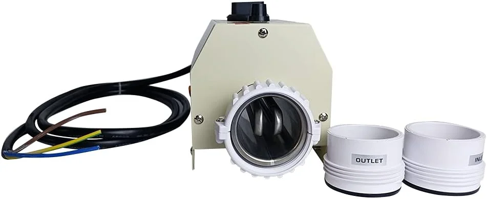 ترموستات بخاری آب برقی 3 کیلووات JHQWIDD برای استخر، وان حمام، اسپا و جکوزی ماساژ