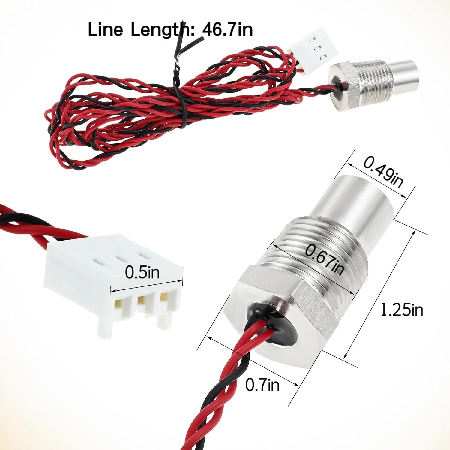 ترمیستور بخاری IDXLTER1930 سازگار با مدل های بخاری استخر Hayward سری H با Nox پایین