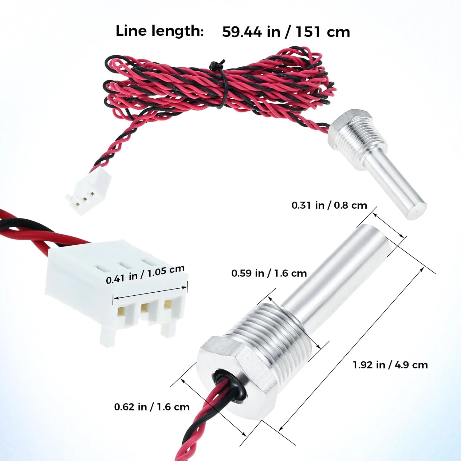ترمیستور بخاری FDXLTER1930 سازگار با مدل های بخاری استخر Hayward سری H با Nox پایین: H150FDN H200FDN H250FDN H300FDN H350FDN H400FDN