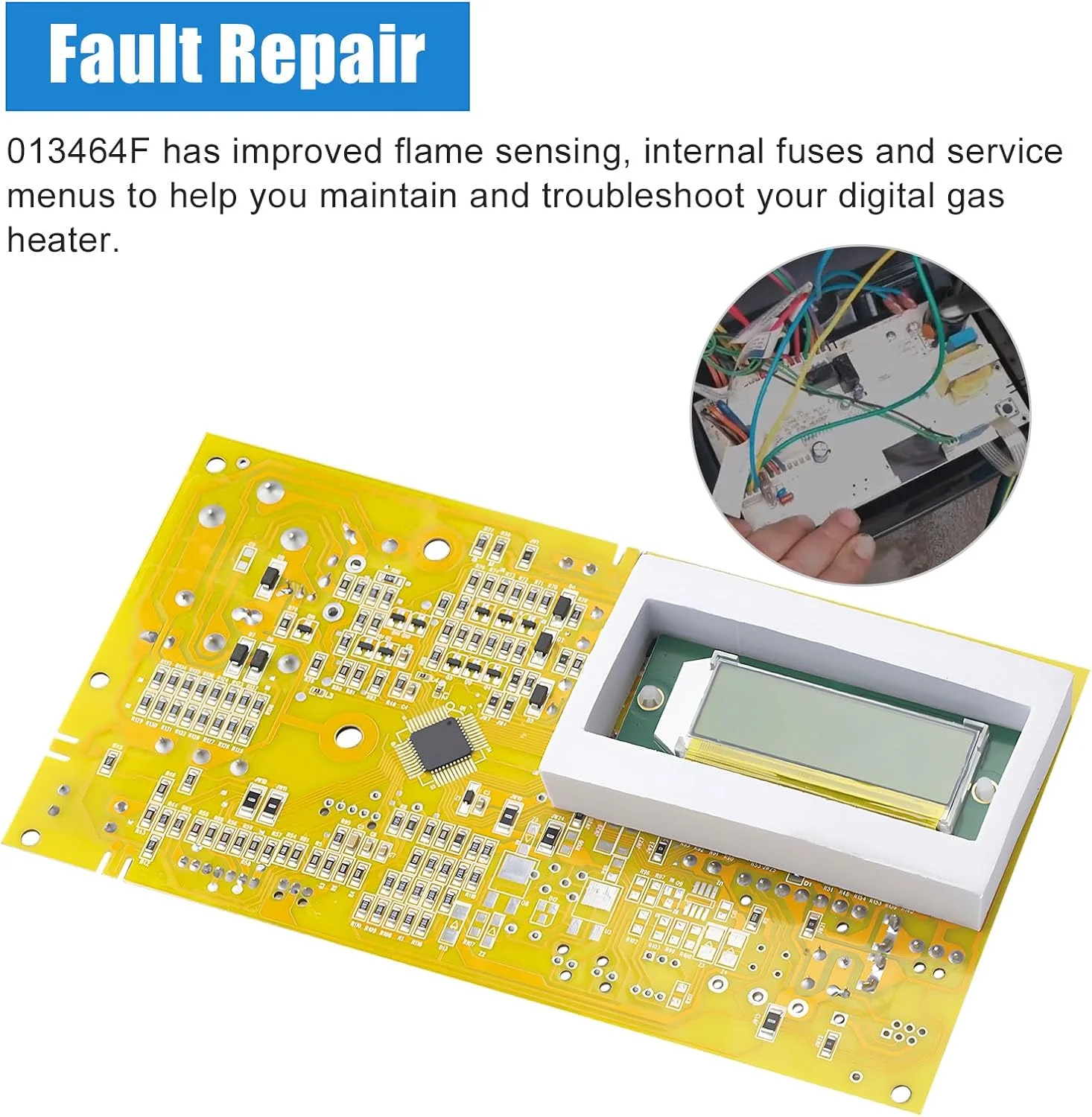 برد کنترل کامپیوتر 013464F جایگزین برای بخاری گازی دیجیتال ریپک