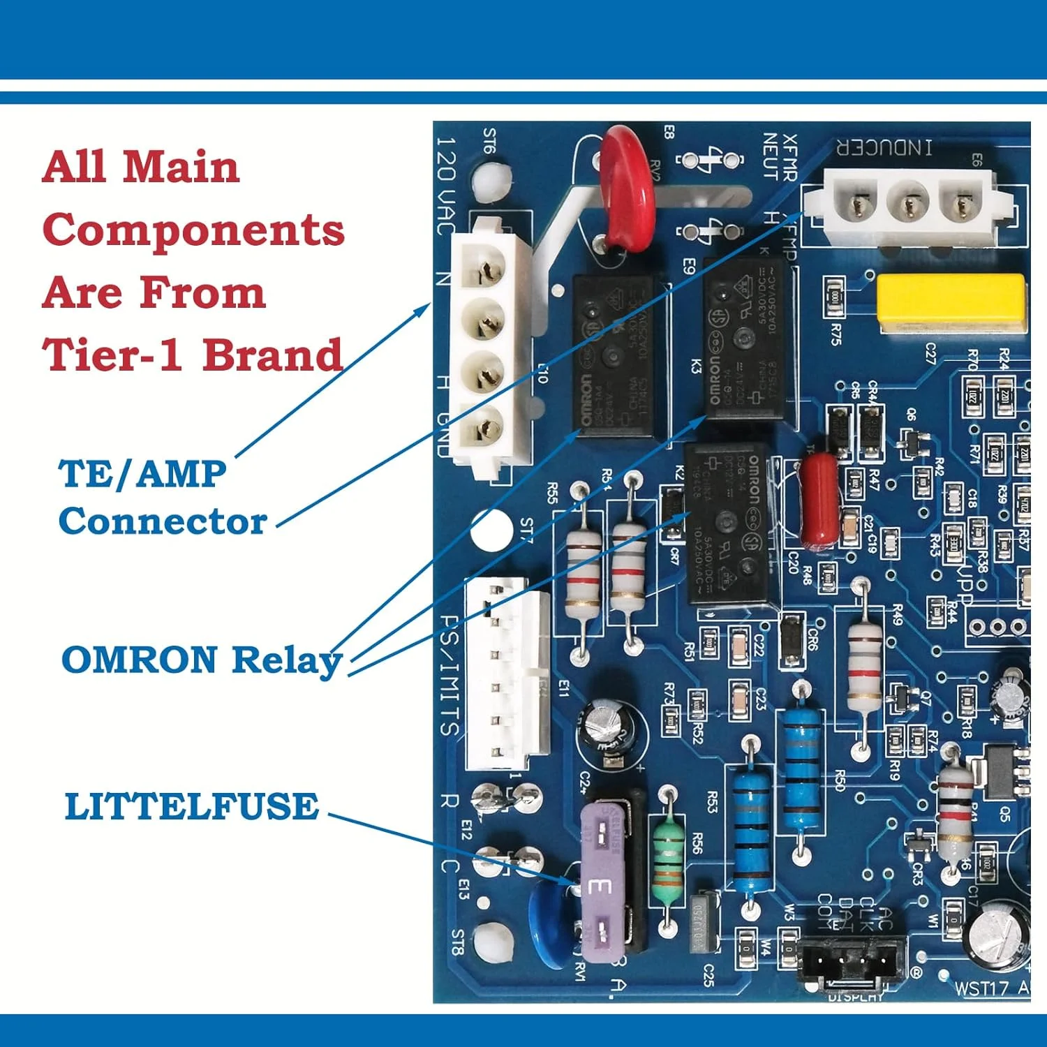 برد کنترل یکپارچه FD مدل FDXLICB1930، جایگزین برای گرمکن های سری H یونیورسال هایوارد مدل های H150FDN/FDP, H200FDN/FDP,H250FDN/FDP, H300FDN/FDP, H3500FDN/FDP, H400FDN/FDP