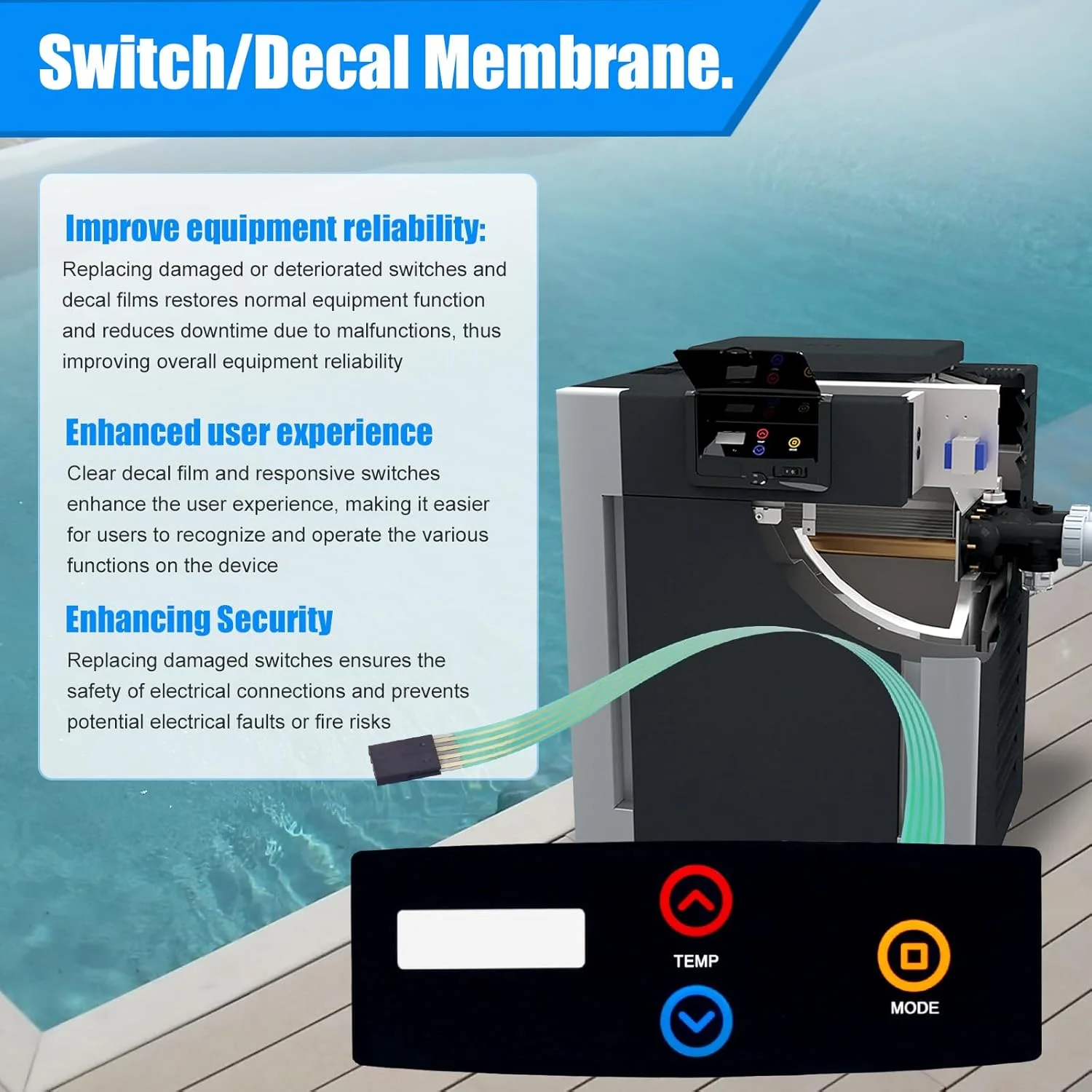 گرمکن استخر و اسپا MIYOLO 013492F برای Raypak 206A-408A