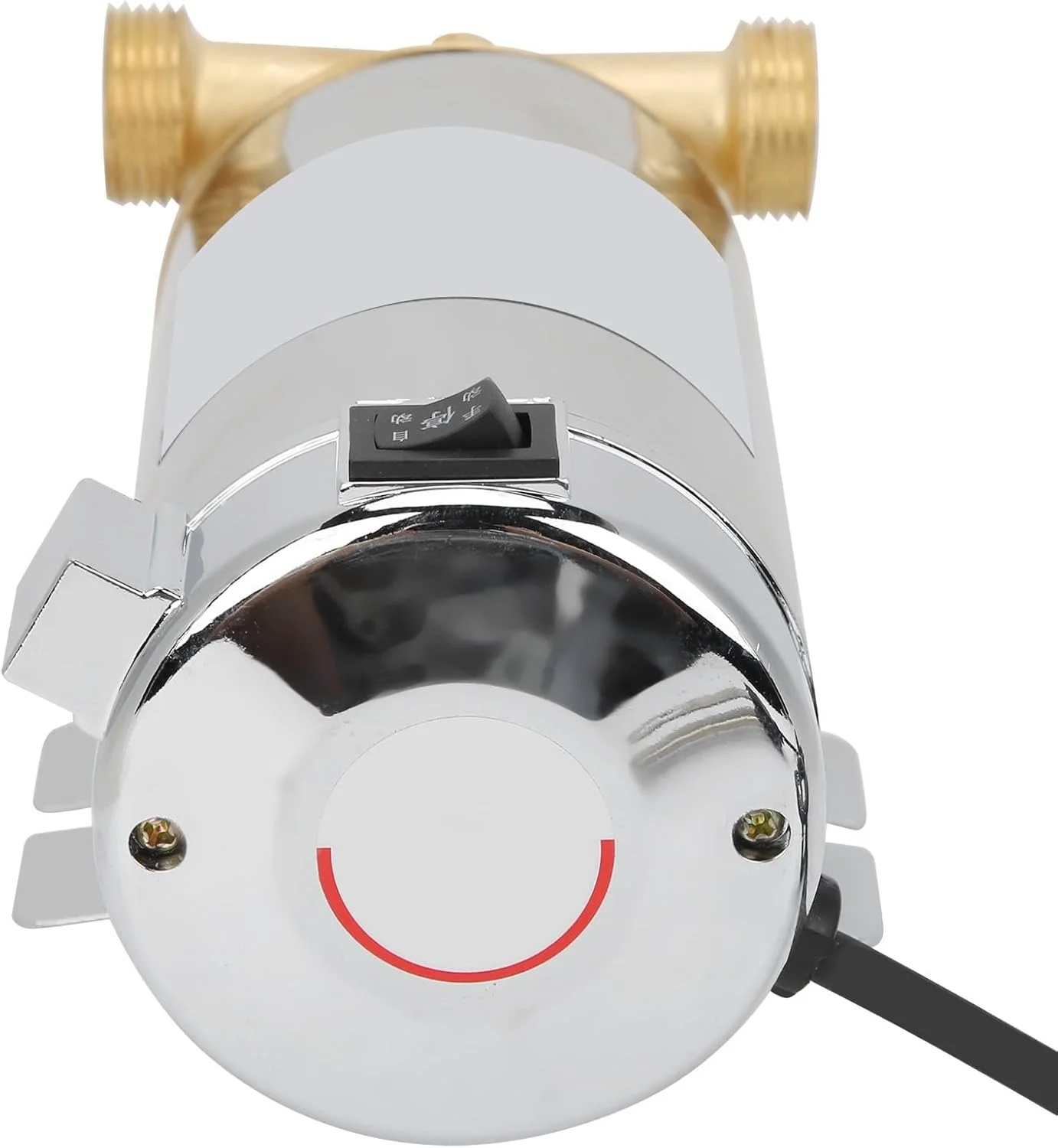 پمپ افزایش فشار ViaGasaFamido، پمپ کوچک اتوماتیک خانگی برای دوش، بخاری، کیت پمپ تامین کننده بخاری 100 وات WG-100 حداکثر 12 لیتر در دقیقه برای اتاق دوش، باغ با سوئیچ (دوشاخه بریتانیا 220 ولت)