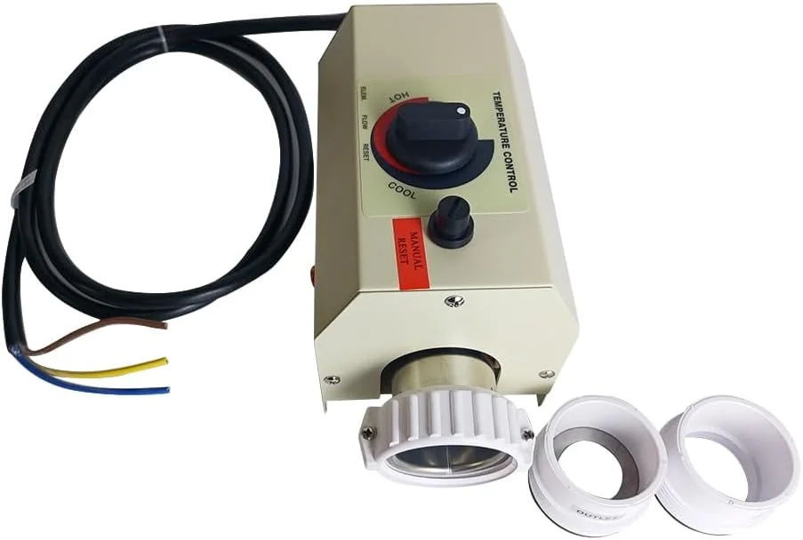 ترموستات بخاری آب برقی 3 کیلووات برای استخر، وان حمام، اسپا، حمام ماساژ، وان آب گرم و جکوزی