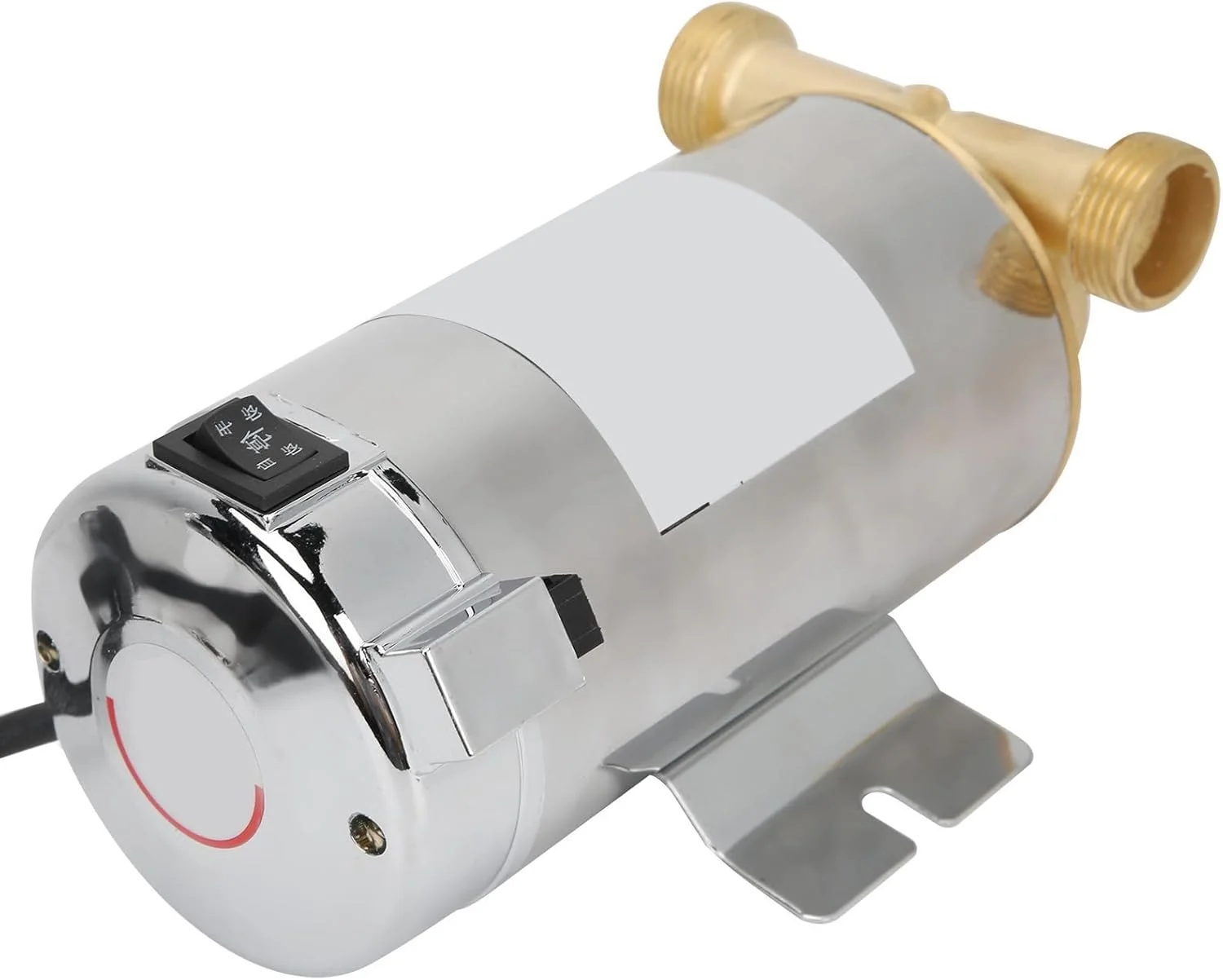 پمپ افزایش فشار ViaGasaFamido، پمپ کوچک اتوماتیک خانگی برای دوش، بخاری، کیت پمپ تامین کننده بخاری 100 وات WG-100 حداکثر 12 لیتر در دقیقه برای اتاق دوش، باغ با سوئیچ (دوشاخه بریتانیا 220 ولت)