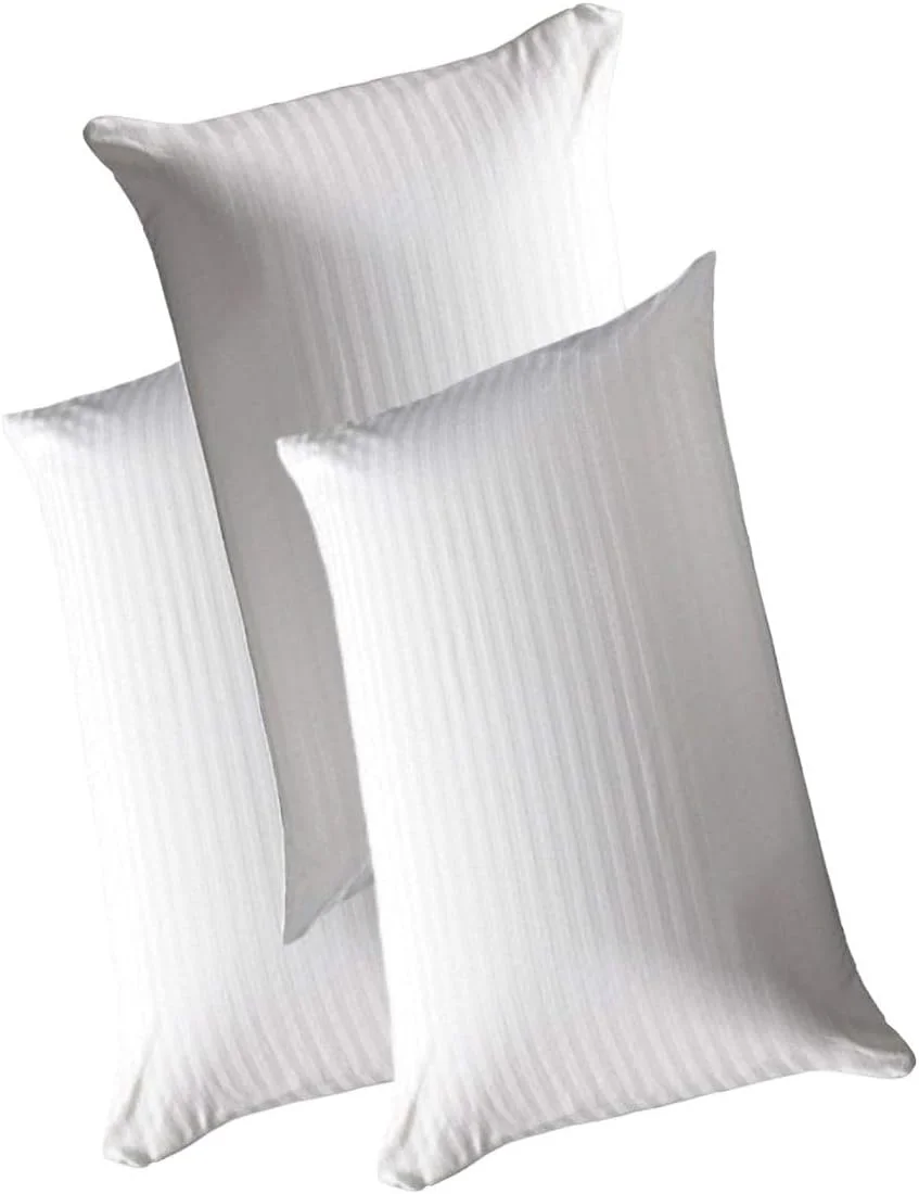 ست ۳ تکه بالش راه راه نخی به سبک هتلی بلوبری ۵۰X۹۰ سانتی متر ساخت امارات