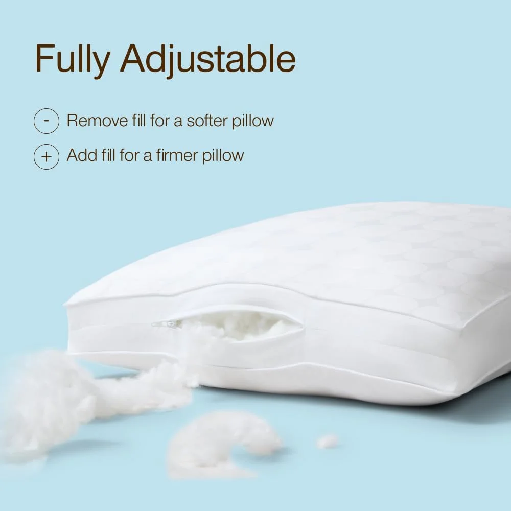 بالش های خنک کننده جایگزین پر قو Coop Home Goods Essence، ست 2 عددی، سایز کینگ، بالش خنک کننده قابل تنظیم برای افراد گرمایی، بالش های لوکس خنک هتل برای خوابیدن به شکم، پشت یا پهلو بالش های خنک کننده جایگزین پر قو Coop Home Goods Essence، ست 2 عددی، سایز کینگ، بالش خنک کننده قابل تنظیم برای افراد گرمایی، بالش های لوکس خنک هتل برای خوابیدن به شکم، پشت یا پهلو