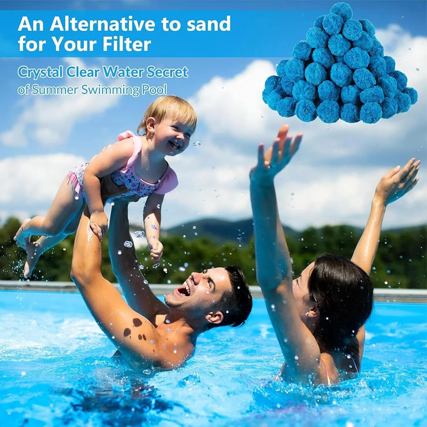 توپ های فیلتر شنی | مدیای فیلتر شنی | جایگزین چند کره ای کارآمد و قابل استفاده مجدد برای فیلتراسیون استخر، حوضچه آب در فضای باز توپ های فیلتر شنی | مدیای فیلتر شنی | جایگزین چند کره ای کارآمد و قابل استفاده مجدد برای فیلتراسیون استخر، حوضچه آب در فضای باز