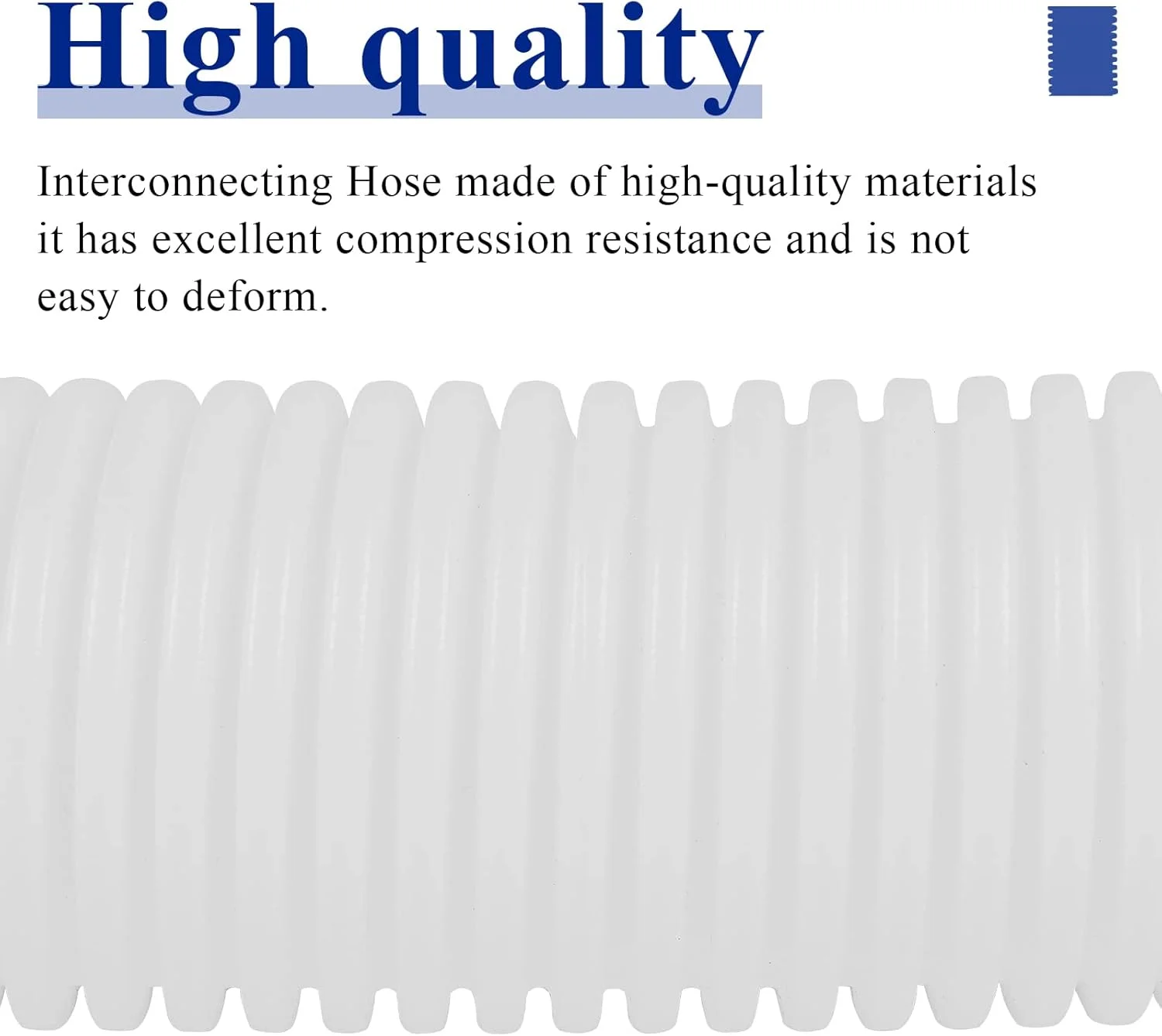 شلنگ پمپ فیلتر شنی استخر 10 اینچی سازگار با پمپ های فیلتر شنی استخر و سیستم های آب شور، شلنگ اتصال فیلتر شنی استخر 11763 شلنگ پمپ فیلتر شنی استخر 10 اینچی سازگار با پمپ های فیلتر شنی استخر و سیستم های آب شور، شلنگ اتصال فیلتر شنی استخر 11763