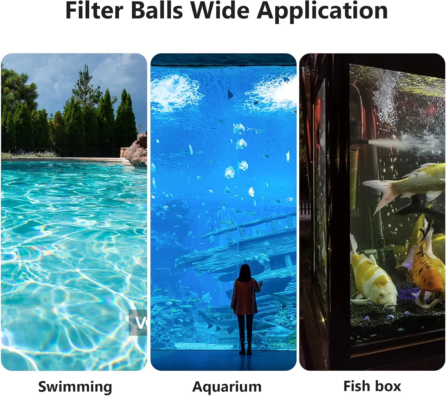 توپ های فیلتر استخر VAZILLIO معادل 54 کیلوگرم شن فیلتر، 1500 گرم توپ فیلتر بادوام برای فیلتر شنی استخر، استخر شنا، پمپ فیلتر، سیستم فیلتر شنی توپ های فیلتر استخر VAZILLIO معادل 54 کیلوگرم شن فیلتر، 1500 گرم توپ فیلتر بادوام برای فیلتر شنی استخر، استخر شنا، پمپ فیلتر، سیستم فیلتر شنی