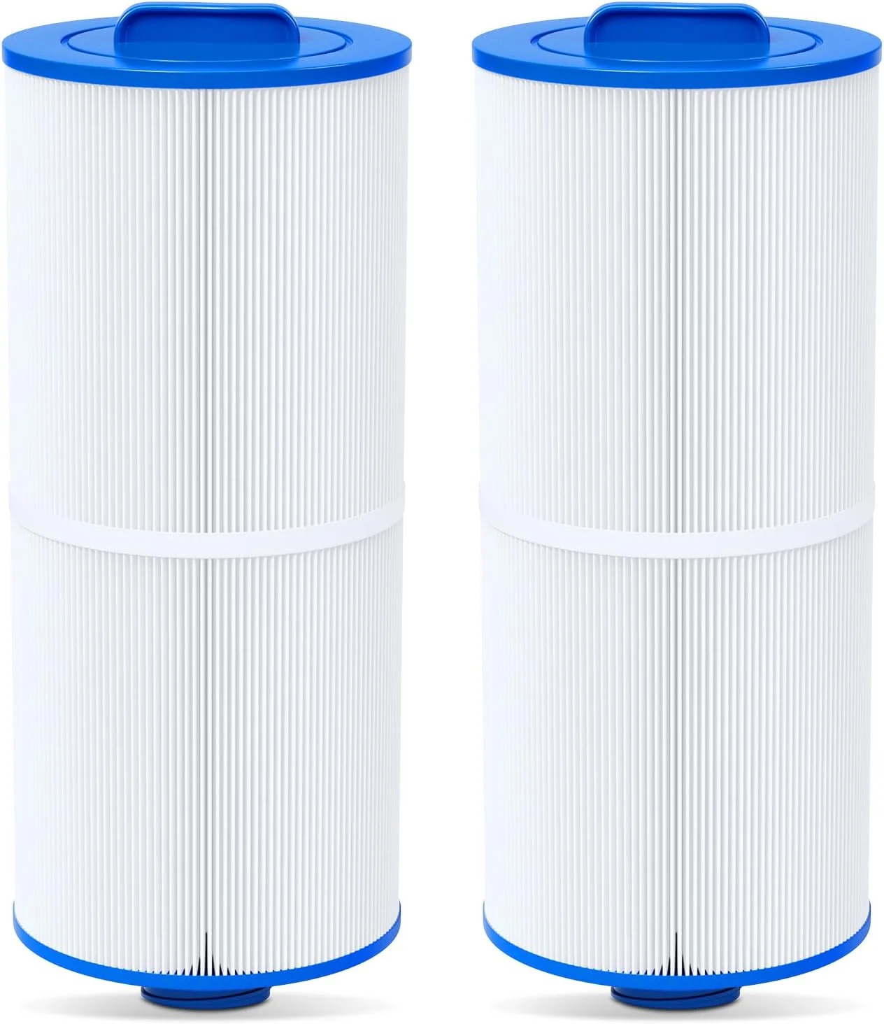فیلتر جایگزین حوضچه آب گرم Future Way PJW60TL-F2S مناسب برای جکوزی سری J-300 و J-400، جایگزین Pleatco PJW60TL-F2S، Unicel 6CH-960، Filbur FC-2800، 6540-476، 6540-383، فیلتر اسپا، 60 فوت مربع، بسته 2 عددی