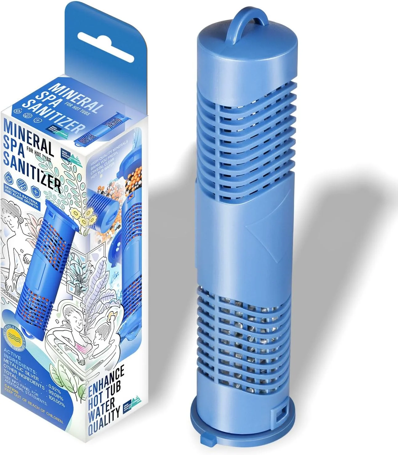 قطعات جایگزین کارتریج معدنی استخر و جکوزی Hihitomorrow 2890-185 مناسب برای سیستم جکوزی Pro Clear، برای کارتریج فیلترهای سری J-500/J-400/J-300/J-LX (تکی)