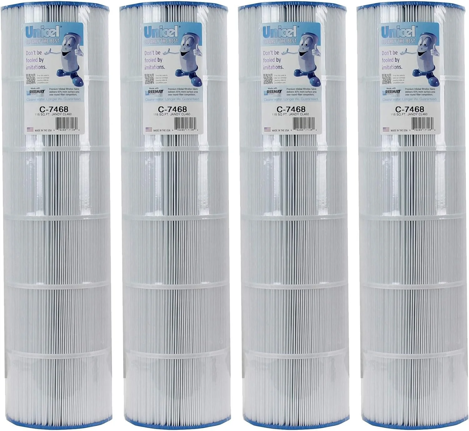 فیلتر استخر جایگزین Unicel C-7468 مناسب برای Jandy CL460 (بسته 4 عددی)