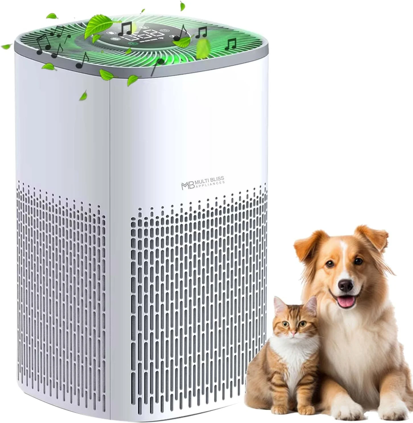 دستگاه تصفیه هوای بزرگ 9 در 1 MB® با قابلیت کنترل صوتی و اپلیکیشن، دارای موسیقی خواب، سنسور کیفیت هوا H13 HEPA PM2.5، حذف 99.98% گرده، آلرژی، گرد و غبار، دود، بوی حیوانات خانگی، مناسب برای خانه و اتاق خواب، CDAR 12,600 فوت مکعب تا 0.1 میکرون، سازگار با الکسا و گوگل دستگاه تصفیه هوای بزرگ 9 در 1 MB® با قابلیت کنترل صوتی و اپلیکیشن، دارای موسیقی خواب، سنسور کیفیت هوا H13 HEPA PM2.5، حذف 99.98% گرده، آلرژی، گرد و غبار، دود، بوی حیوانات خانگی، مناسب برای خانه و اتاق خواب، CDAR 12,600 فوت مکعب تا 0.1 میکرون، سازگار با الکسا و گوگل