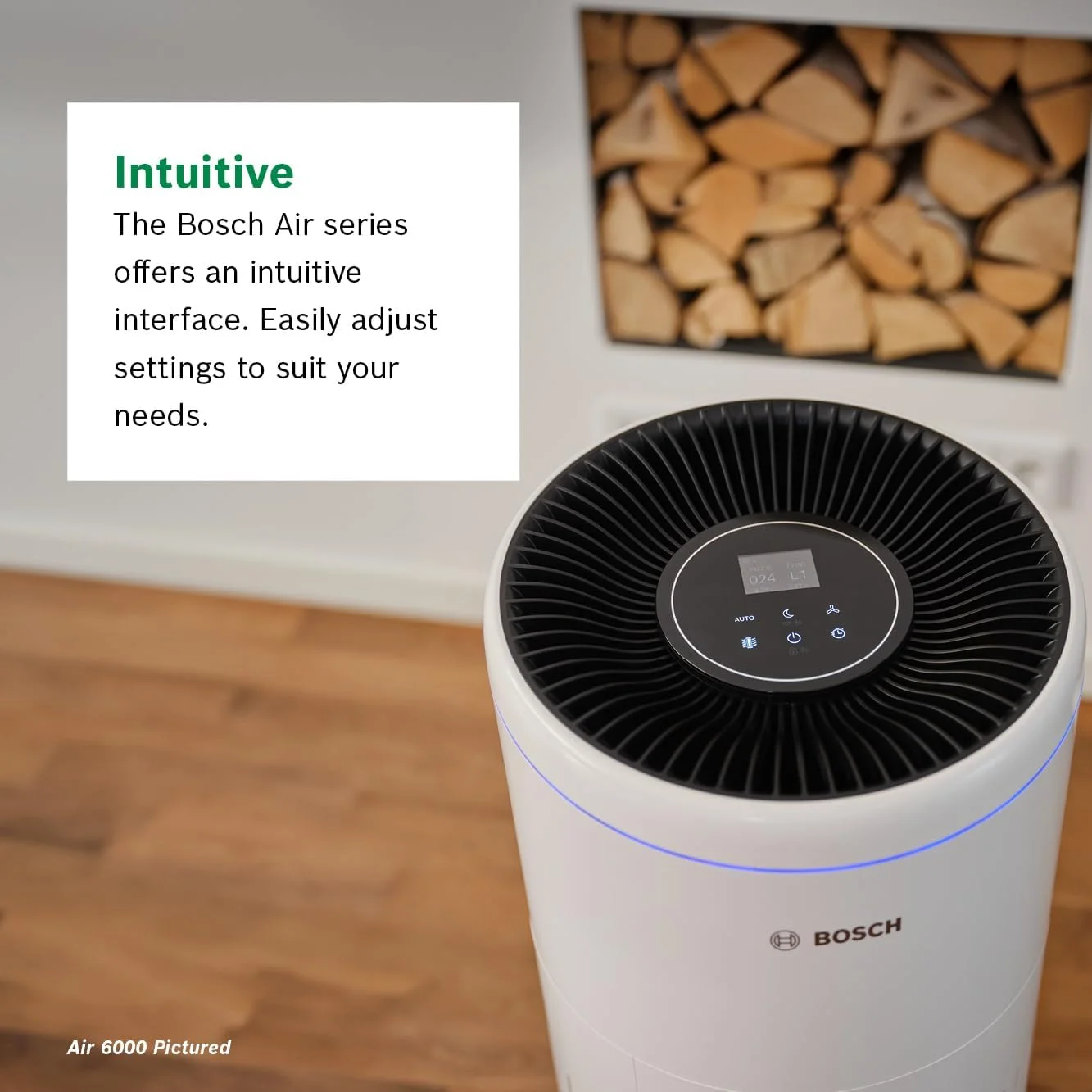 دستگاه تصفیه هوا بوش ترموتکنولوژی Air 4000 سفید رنگ دارای فیلتر HEPA با رتبه ENERGY STAR (پوشش دهی تا 125 متر مربع)