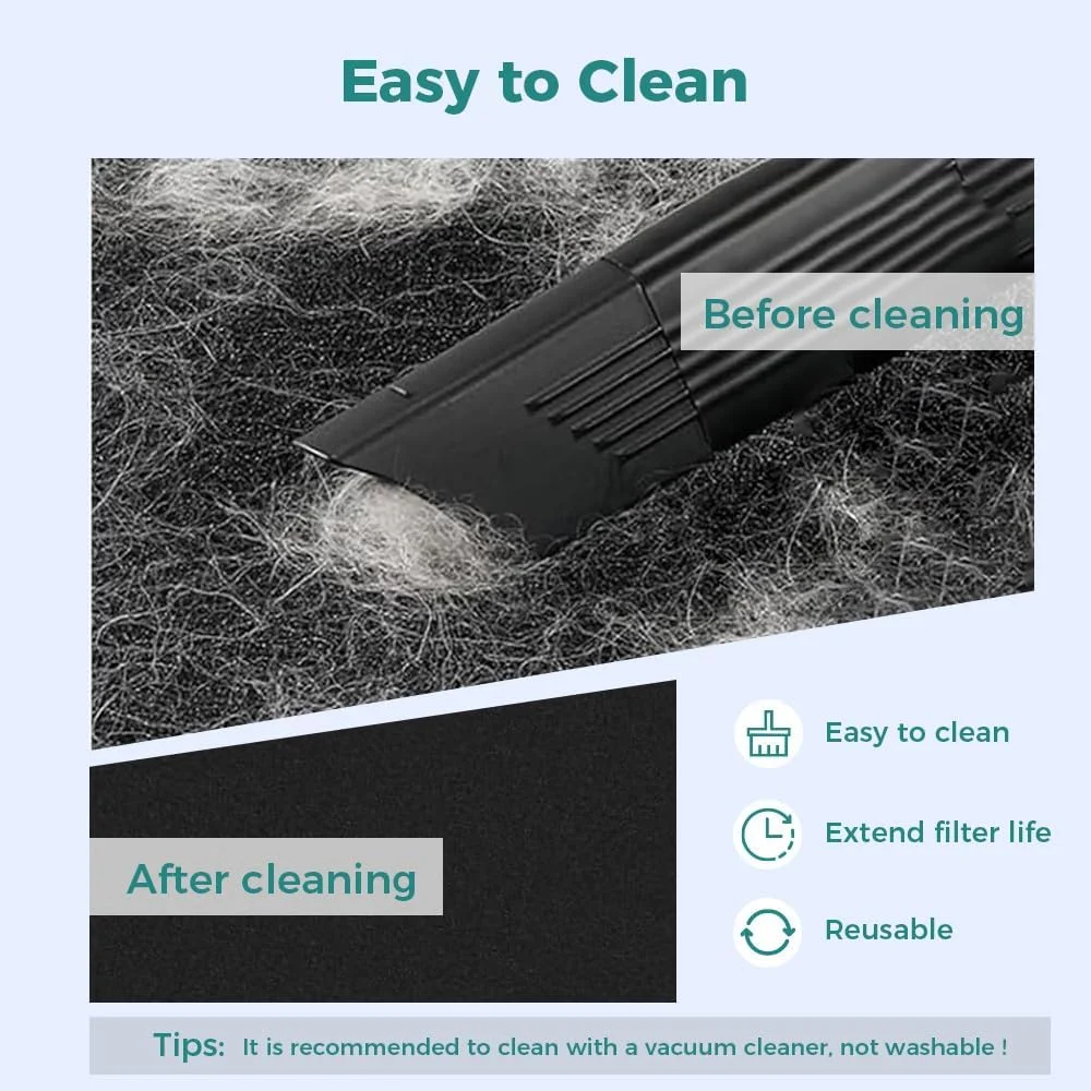 دستگاه تصفیه هوا NeoStyle، مجهز به نمایشگر کیفیت هوا مناسب برای حیوانات خانگی با فیلتر قابل شستشو، از بین برنده مو، شوره و بو حیوانات خانگی | فیلتراسیون چند مرحله ای و استریلیزاسیون پلاسما (مدل فیلتر: XT-C05)