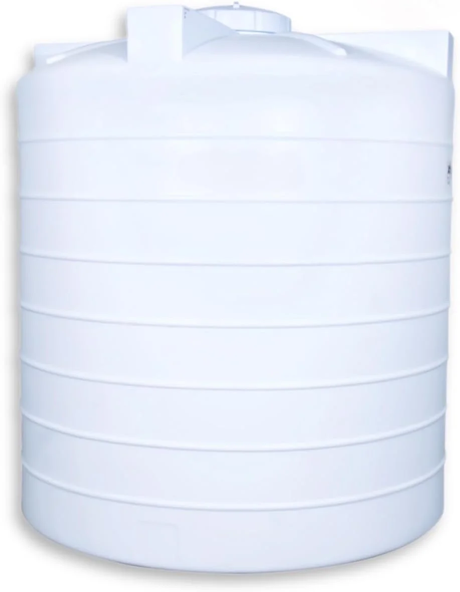 مخزن آب پلی اتیلن عمودی 7600 لیتری (2000 گالن) | 3 لایه | ساخت امارات متحده عربی توسط آلفا تکنیک