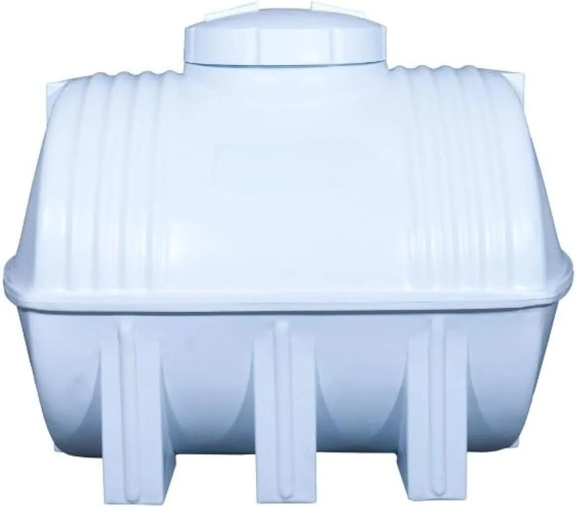 مخزن آب پلی اتیلن افقی 380 لیتری (100 گالن) | 3 لایه | ساخت امارات متحده عربی توسط آلفا تکنیک