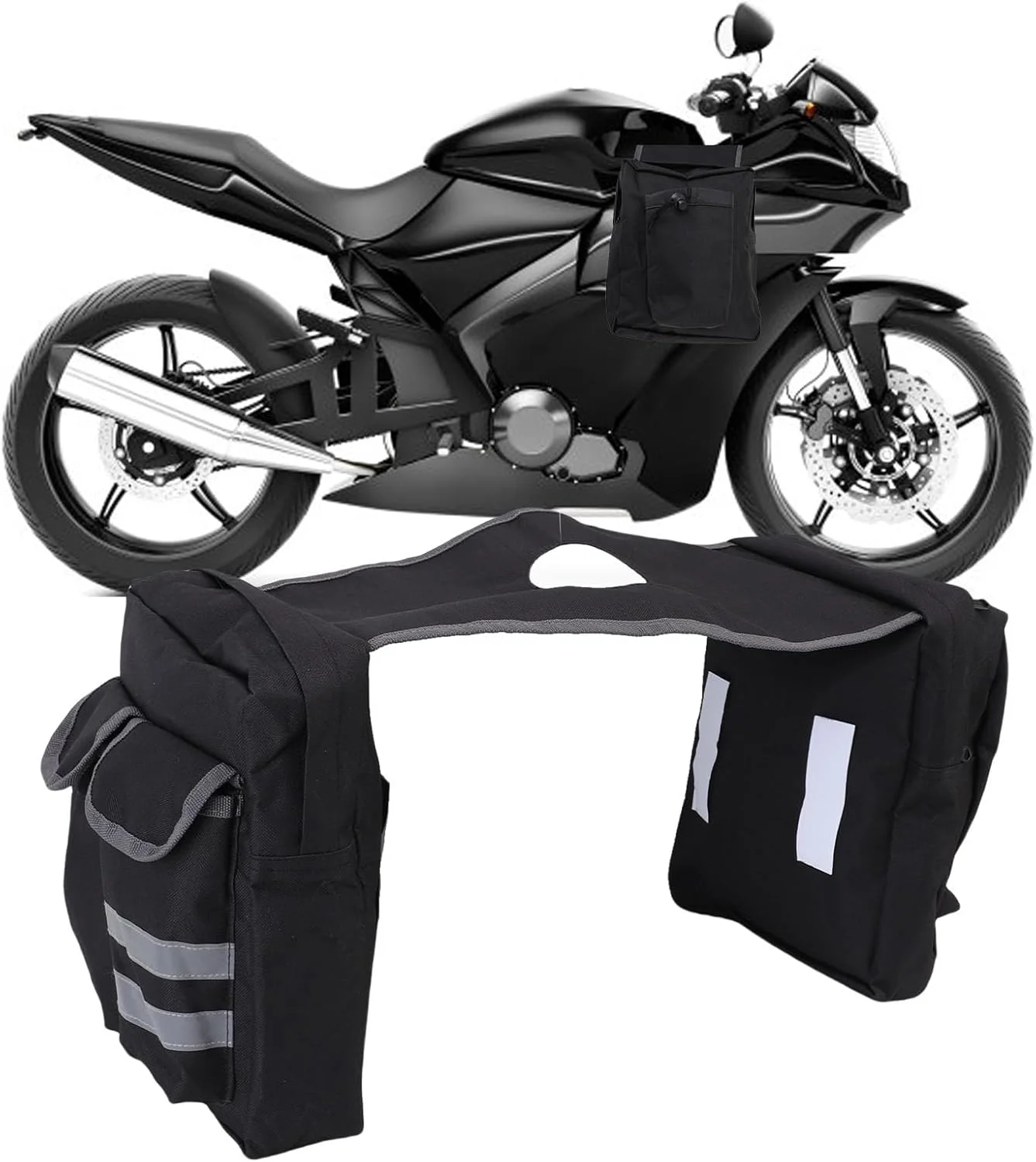 کیف باک ای تی وی Fabater، کیف های ضد آب روی باک، کیف زین چند محفظه ای با نوارهای بازتابنده، کیف نگهداری بار جهانی برای یو تی وی، اسنوموبیل، موتورسیکلت، ای تی وی، مشکی کیف باک ای تی وی Fabater، کیف های ضد آب روی باک، کیف زین چند محفظه ای با نوارهای بازتابنده، کیف نگهداری بار جهانی برای یو تی وی، اسنوموبیل، موتورسیکلت، ای تی وی، مشکی