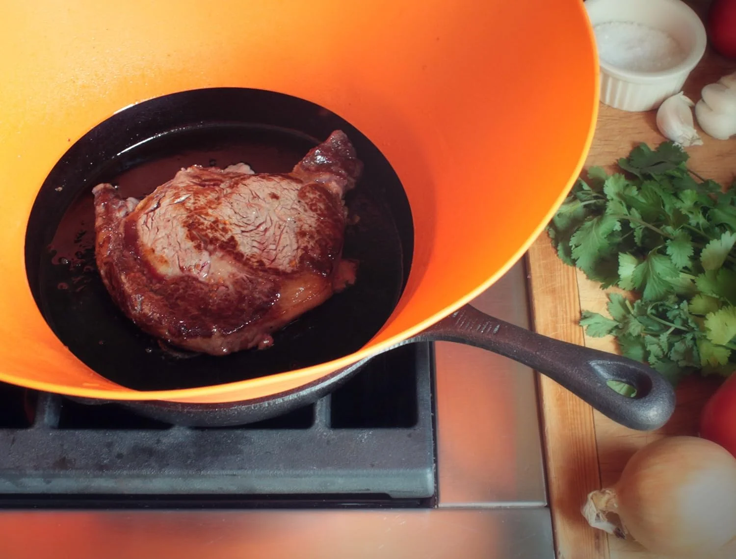 محافظ پاشش روغن سرخ کردنی Frywall 10 (متوسط) - قرمز