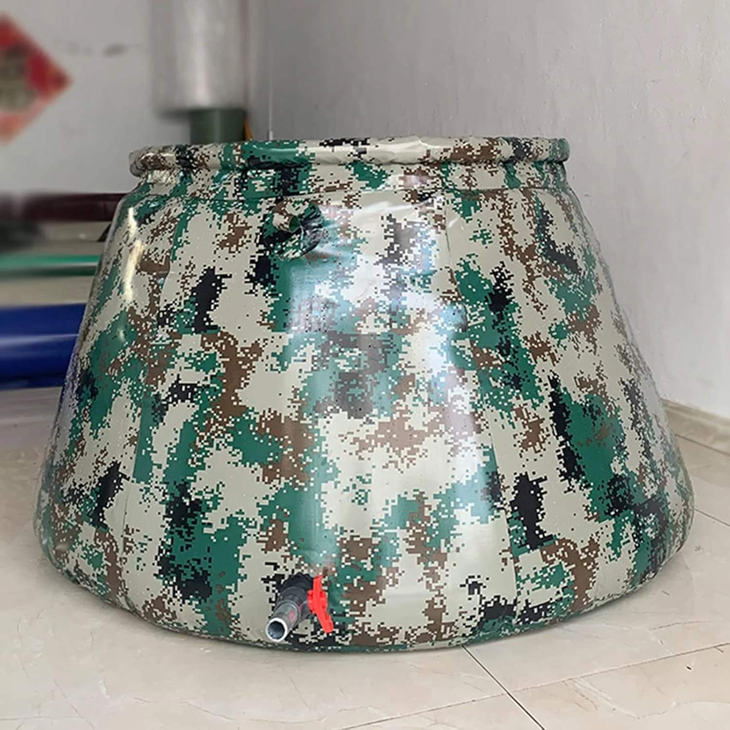 سطل ذخیره آب اضطراری، مخزن آب با ظرفیت بالا برای فضای باز، کیسه آب پلاستیکی انعطاف پذیر قابل استفاده مجدد با شیر، مخزن تاشو مقاوم در برابر خشکی سطل ذخیره آب اضطراری، مخزن آب با ظرفیت بالا برای فضای باز، کیسه آب پلاستیکی انعطاف پذیر قابل استفاده مجدد با شیر، مخزن تاشو مقاوم در برابر خشکی