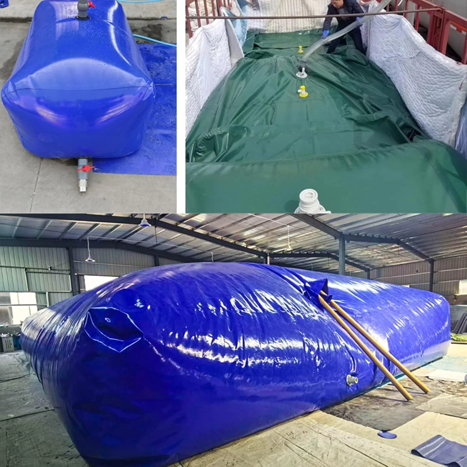 مخزن آب با ظرفیت بالا برای فضای باز، تانک ذخیره آب اضطراری قابل حمل، مخازن تاشو برای ذخیره آب کشاورزی مقاوم در برابر خشکی (110 لیتر) WMEIE (رنگ: آبی، اندازه: 1x0.7x0. مخزن آب با ظرفیت بالا برای فضای باز، تانک ذخیره آب اضطراری قابل حمل، مخازن تاشو برای ذخیره آب کشاورزی مقاوم در برابر خشکی (110 لیتر) WMEIE (رنگ: آبی، اندازه: 1x0.7x0.