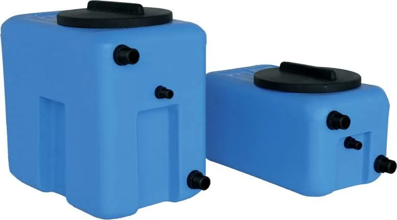 مخزن پلی اتیلن تایید شده برای آب آشامیدنی، مخزن انبساط، مدل 50. سبک وزن، قوی، کاربردی. ساخت ایتالیا