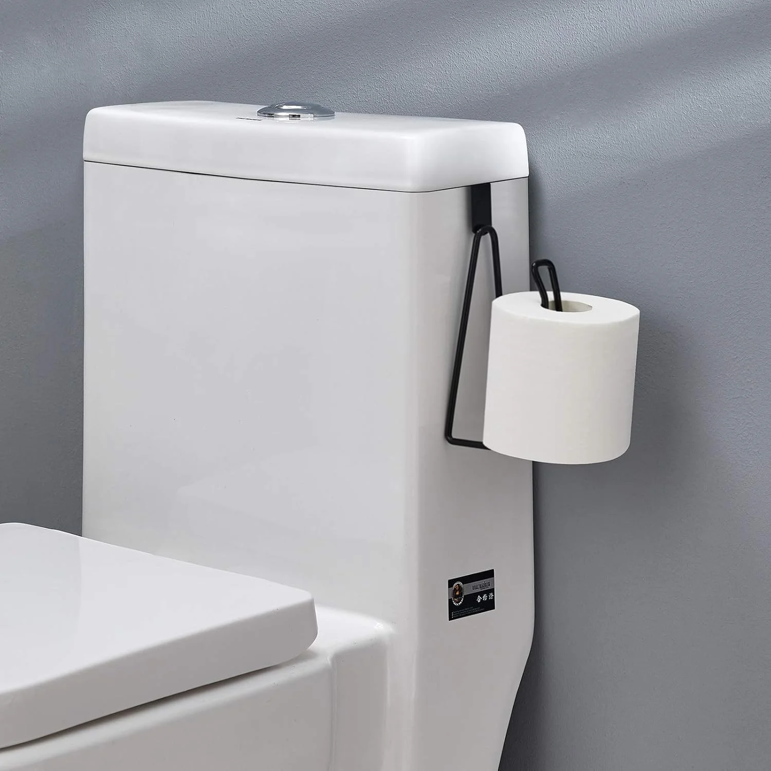 جا دستمال کاغذی توالت آویز مخزن، جا دستمال کاغذی فلزی برای نگهداری و نظم دهی حمام - مشکی جا دستمال کاغذی توالت آویز مخزن، جا دستمال کاغذی فلزی برای نگهداری و نظم دهی حمام - مشکی