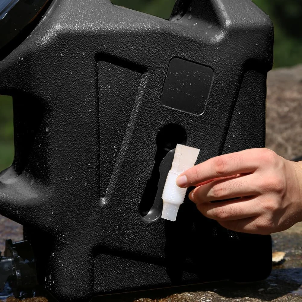 مخزن آب HiGropcore با شیر - گالن 10/9 لیتری / 12 لیتری، قمقمه آب قابل حمل برای کمپینگ، مخزن آب اضطراری بدون BPA برای کمپ، پیاده روی در فضای باز مخزن آب HiGropcore با شیر - گالن 10/9 لیتری / 12 لیتری، قمقمه آب قابل حمل برای کمپینگ، مخزن آب اضطراری بدون BPA برای کمپ، پیاده روی در فضای باز