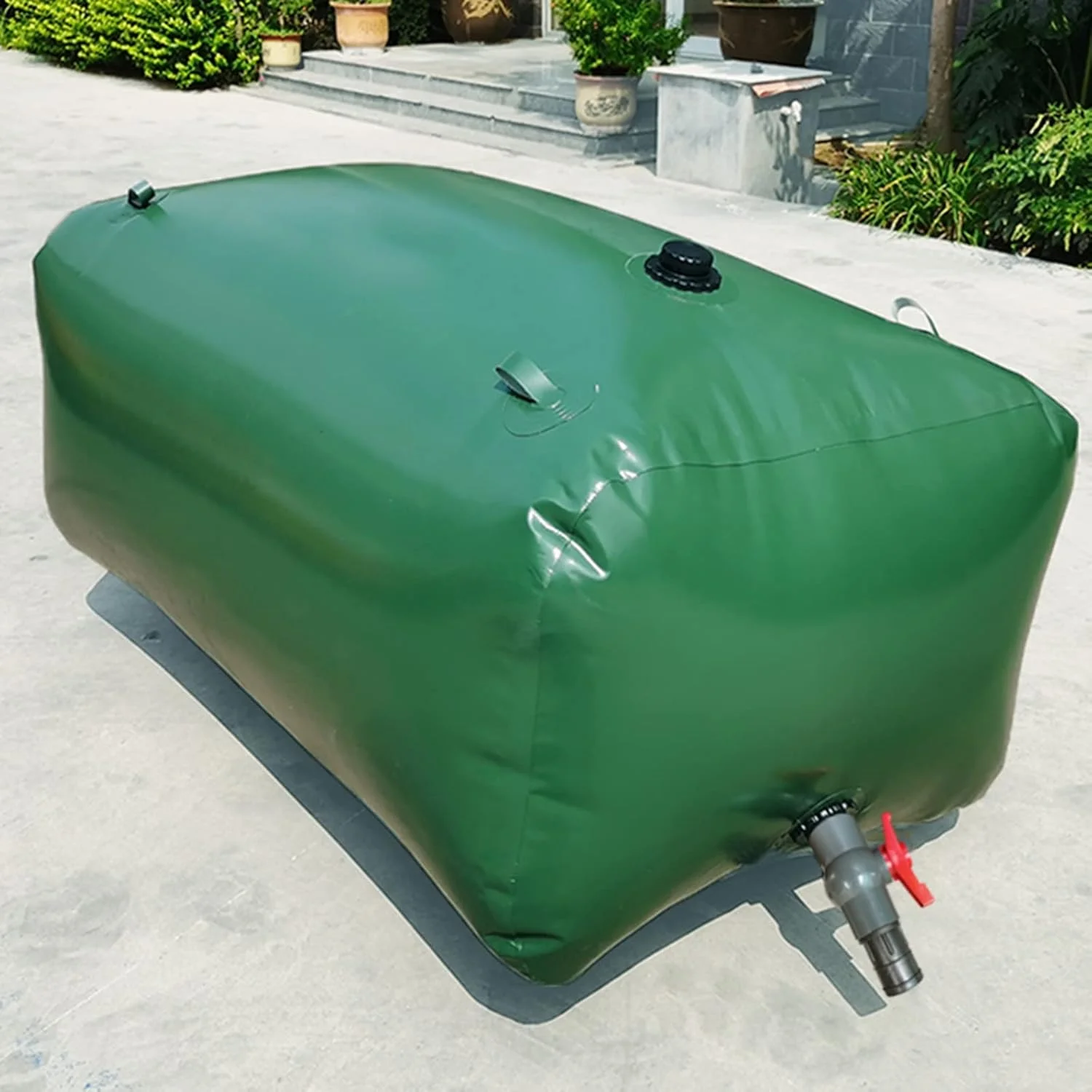 کیسه آب با ظرفیت بالا LFFH، تانک تاشو کیسه آب، مناسب برای حمل و نقل منبع آب، آبیاری کشاورزی، جمع آوری و ذخیره آب (110 لیتر) WMEIE