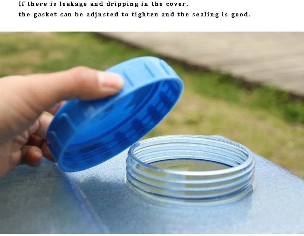 ظرف آب پلاستیکی قابل حمل با شیر، مخزن ذخیره آب برای خودرو، مناسب کمپینگ و گردش، سایز: 18 لیتر ظرف آب پلاستیکی قابل حمل با شیر، مخزن ذخیره آب برای خودرو، مناسب کمپینگ و گردش، سایز: 18 لیتر