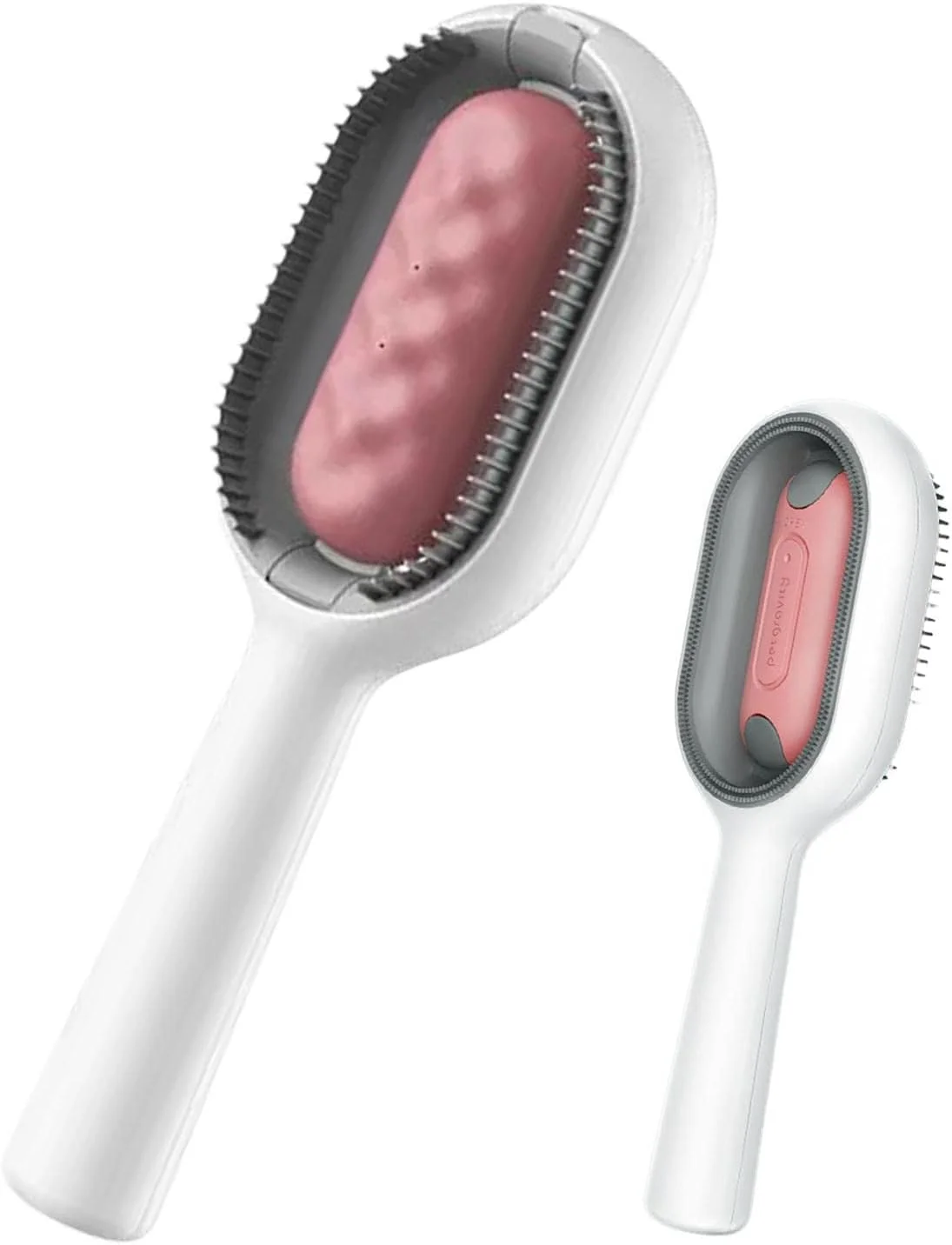 از بین برنده گره موی حیوانات خانگی، 4 در 1 - برس چند منظوره دو طرفه برای سگ ها با مخزن آب