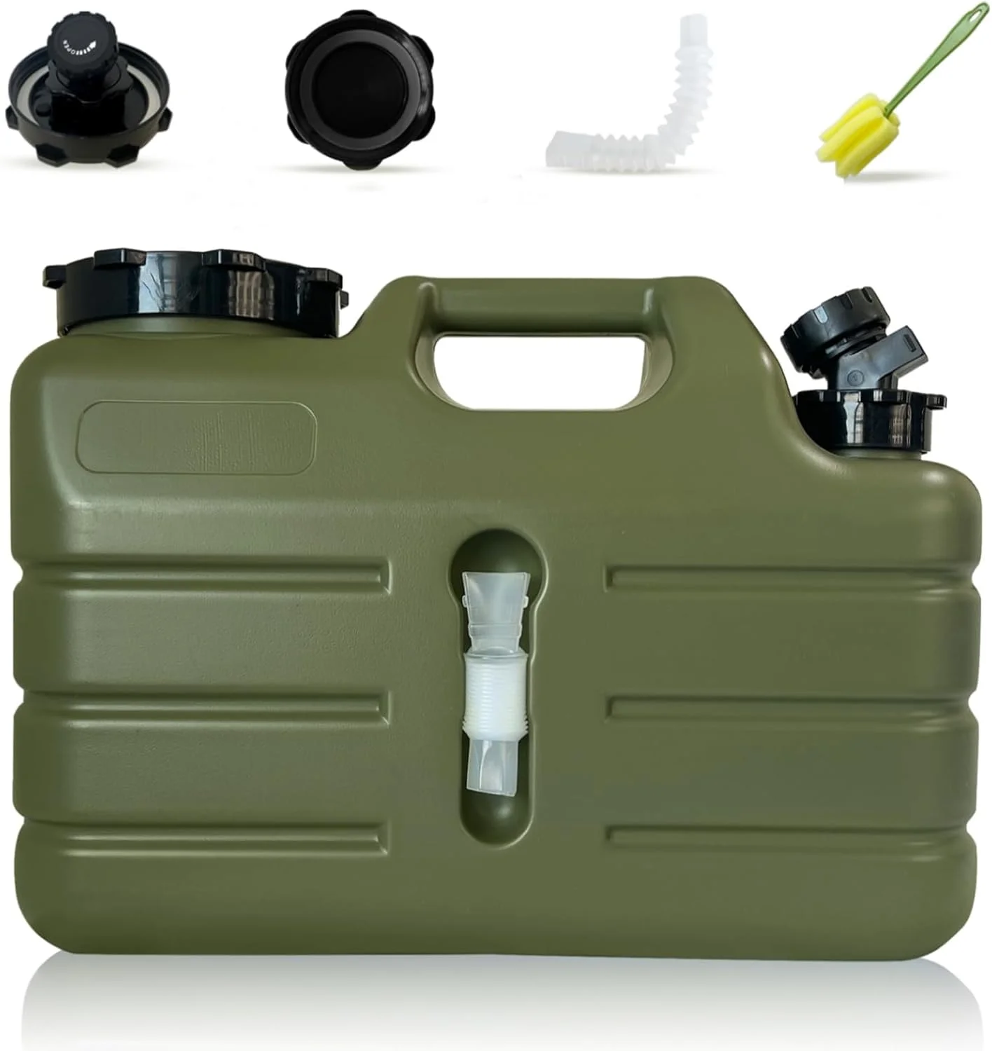 ظرف آب 3 گالنی با شیر، قمقمه آب کمپینگ قابل حمل، مخزن ذخیره آب بدون BPA برای کمپینگ، خودرو، ماشین، پیاده روی در فضای باز، پیک نیک، مواقع اضطراری ظرف آب 3 گالنی با شیر، قمقمه آب کمپینگ قابل حمل، مخزن ذخیره آب بدون BPA برای کمپینگ، خودرو، ماشین، پیاده روی در فضای باز، پیک نیک، مواقع اضطراری