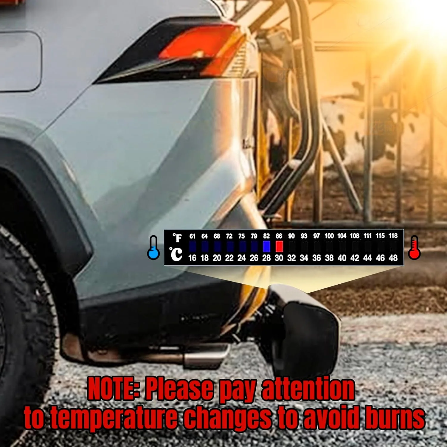 مخزن آب تحت فشار 15 لیتری ZHSYMX برای دوش کمپینگ و فعالیت های خارج از منزل، مخزن ذخیره آب قابل نصب روی سپر برای وسایل نقلیه، کامیون ها، SUV