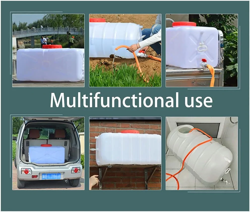 مخزن آب قابل حمل با شیر، مناسب برای کمپینگ، مسافرت و استفاده در فضای باز، 5/10 لیتری