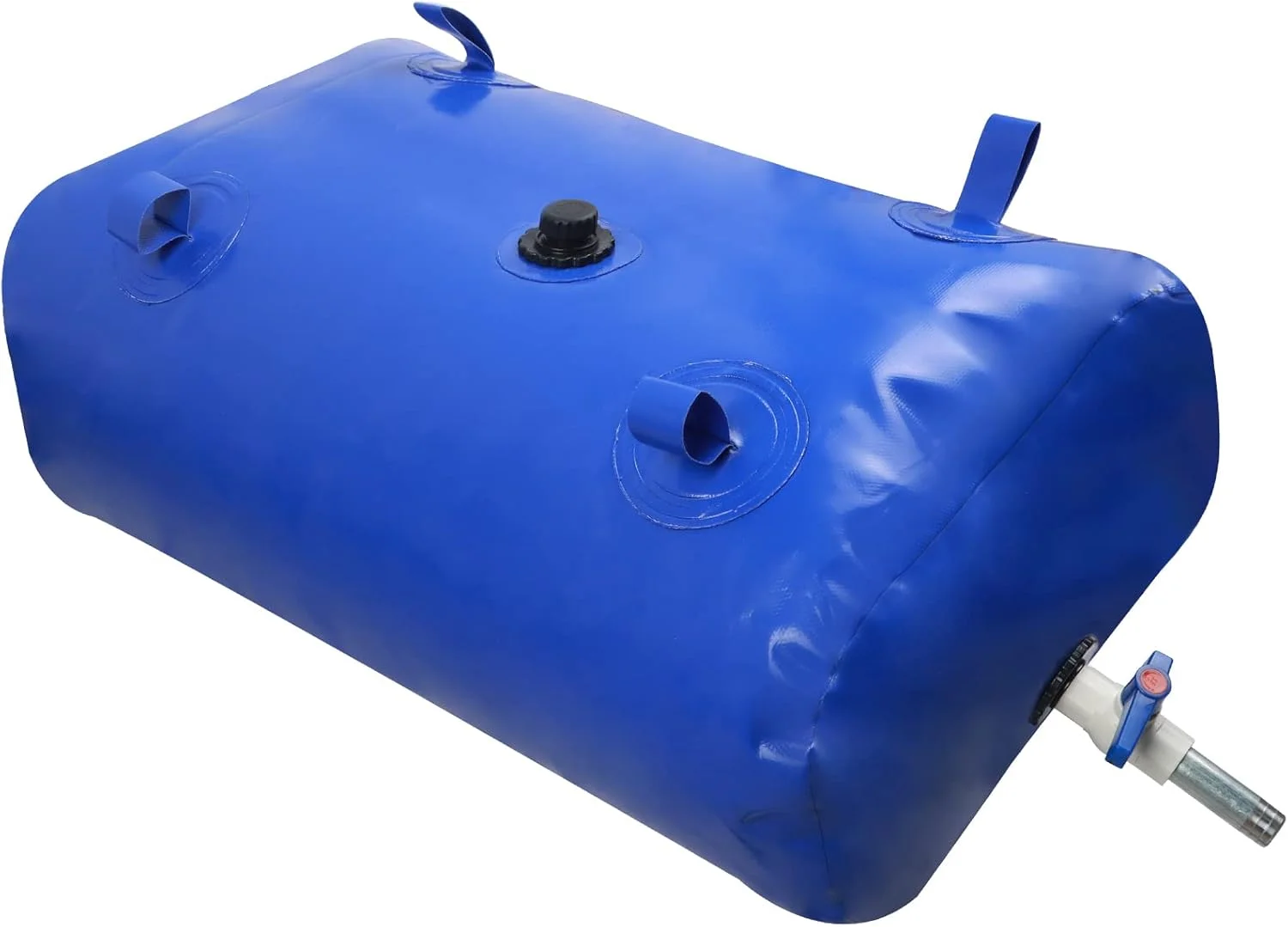 مخزن آب 240 لیتری با شیر، تانک آب قابل حمل با ظرفیت بالا، مخزن جمع شونده آب باران و مخزن ذخیره آب، برای کمپینگ، حفاظت از آتش سوزی، آبیاری کشاورزی و آب اضطراری