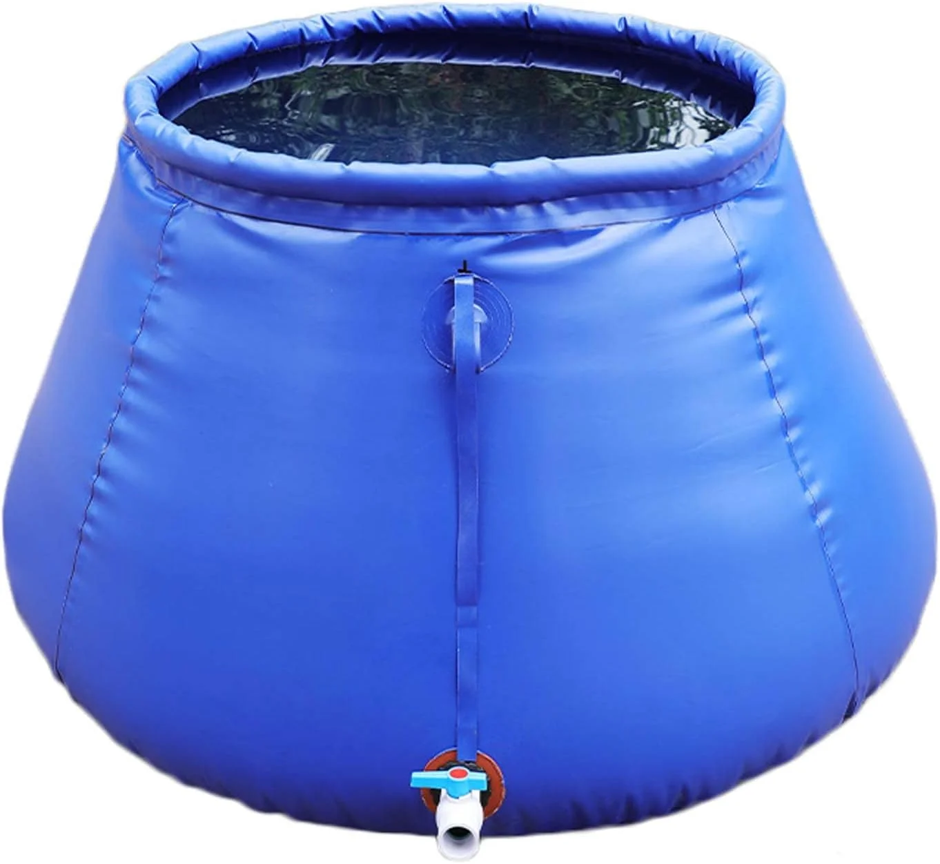 مخزن آب تاشو با شیر، مثانه آب مقاوم در برابر سایش و فشار PVC، مخزن ذخیره آب خانگی با ظرفیت بزرگ، مخزن نرم در فضای باز، 3000 لیتر